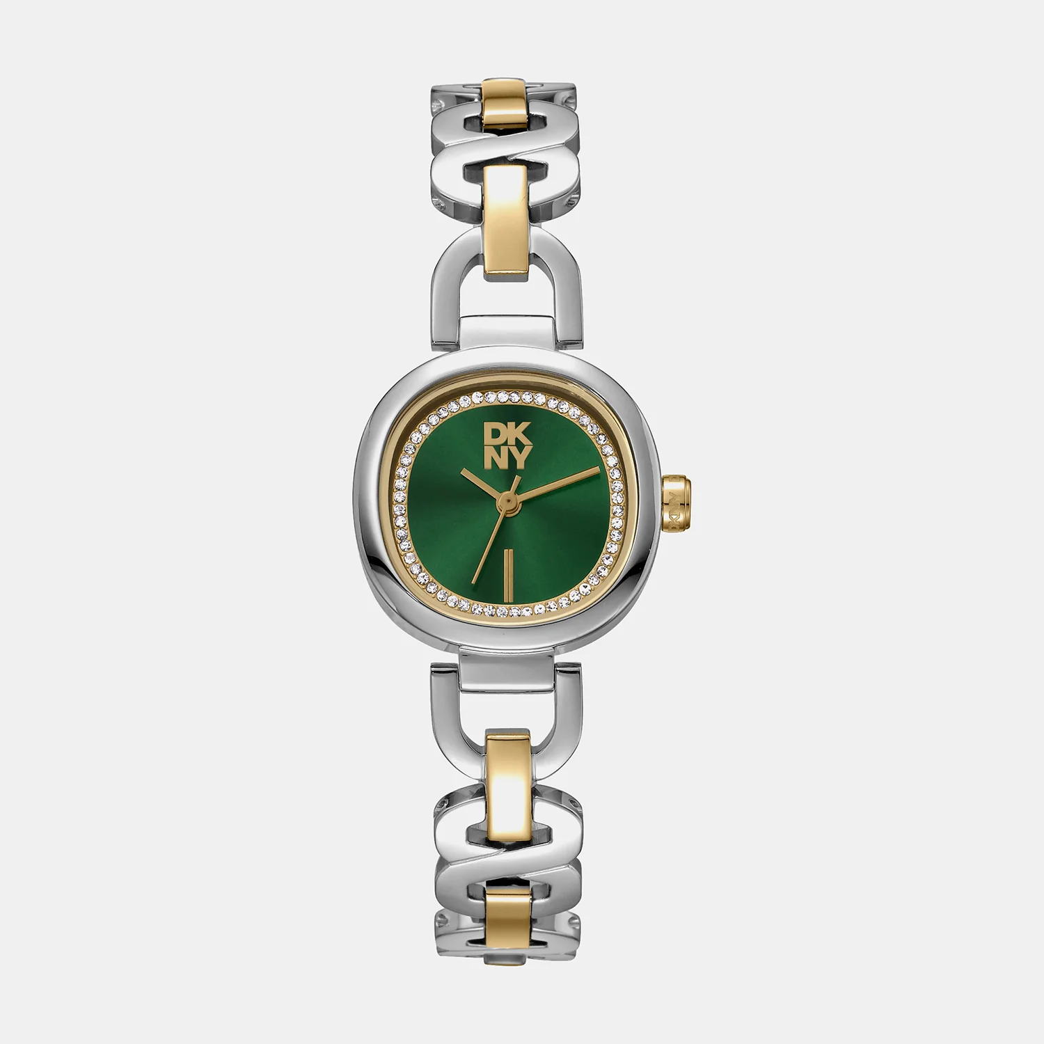 Everyday Women Quartz Dark Green Dial Analog Stainless Steel Watch DK1L139M0065