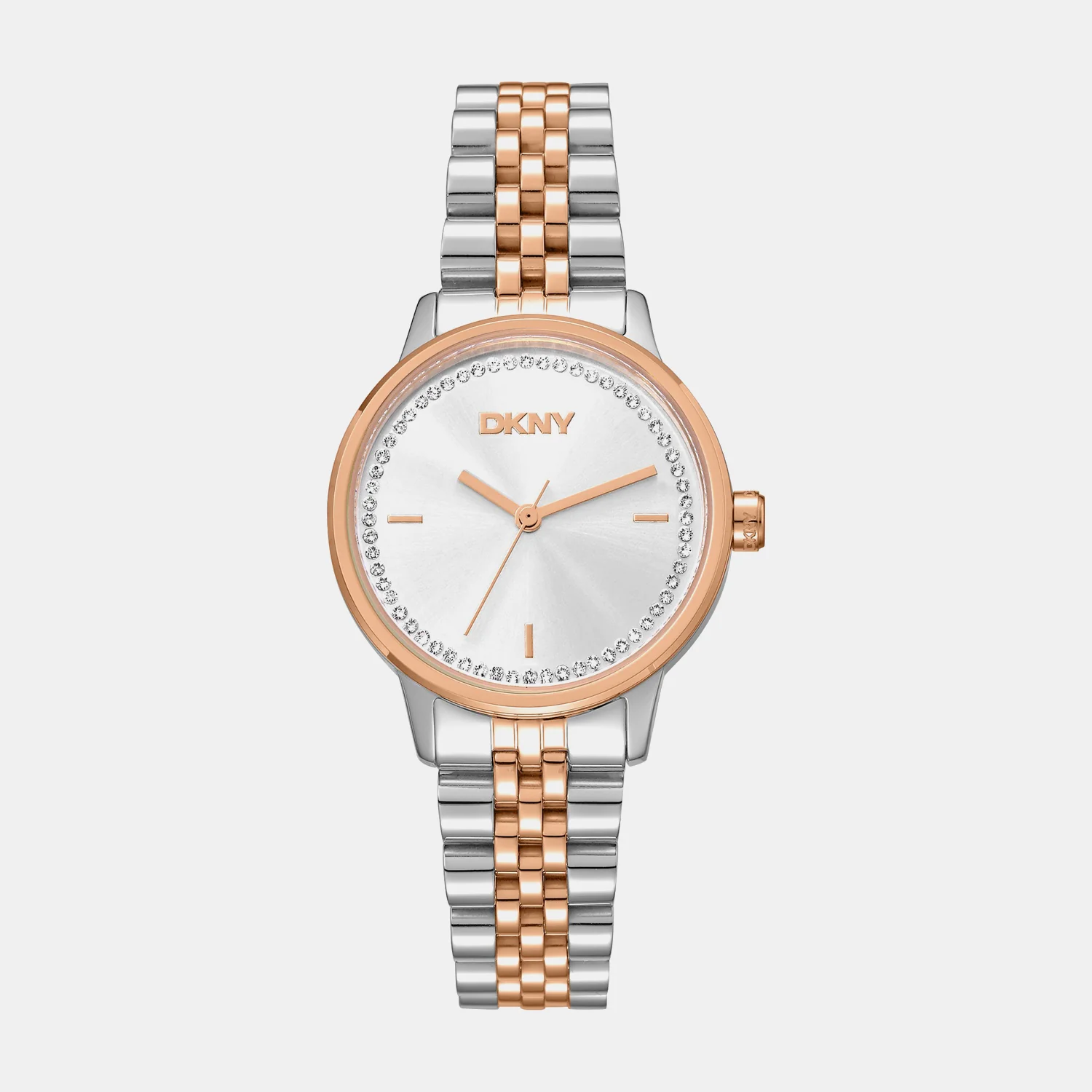 Everyday Women Quartz Silver Dial Analog Stainless Steel Watch DK1L086M0095