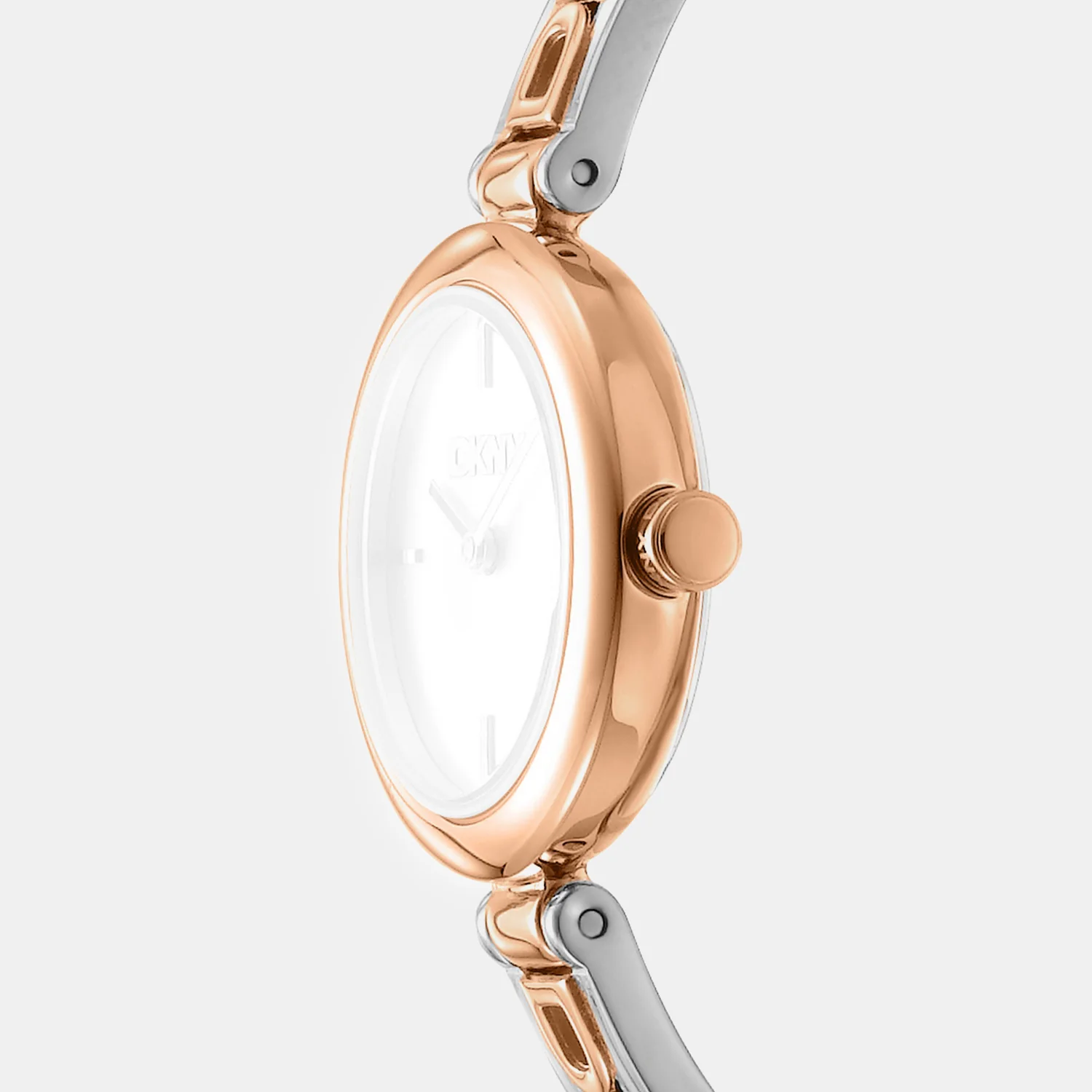 Logo Women Quartz Silver Dial Analog Stainless Steel Watch DK1L115M0075 - Image 3