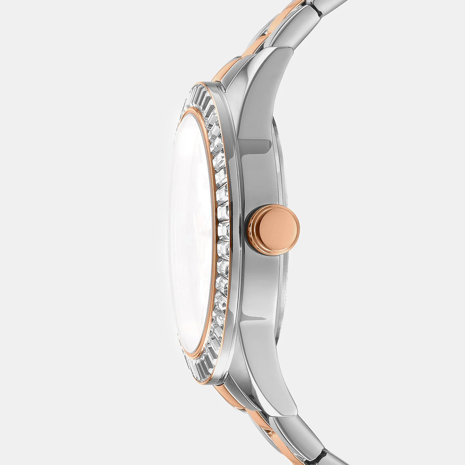 Nolita Multi Glitz Women Quartz Silver Dial Multi-Function Stainless Steel Watch DK1L027M0085 - Image 3