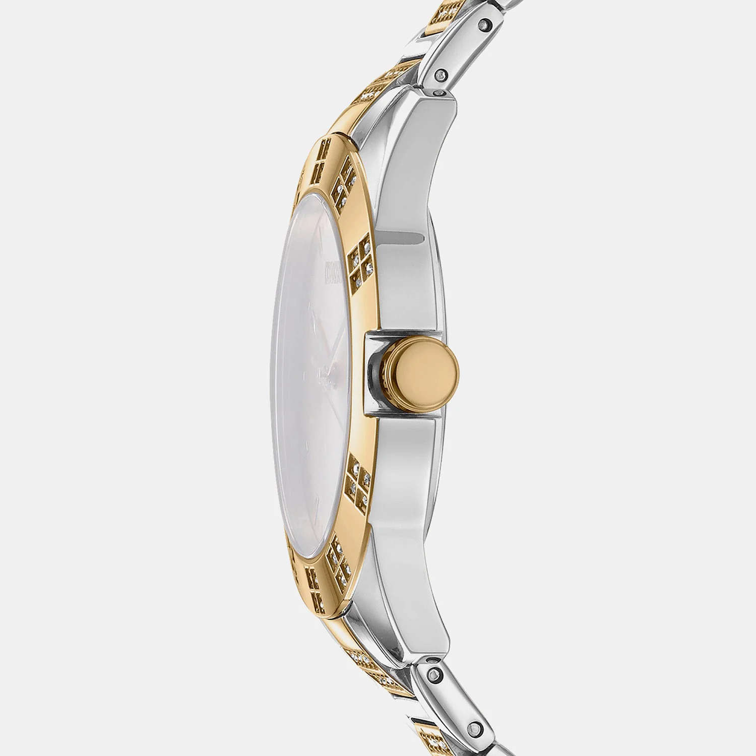 Park Ave Glitz Women Quartz Silver Dial Analog Stainless Steel Watch DK1L019M0055 - Image 3
