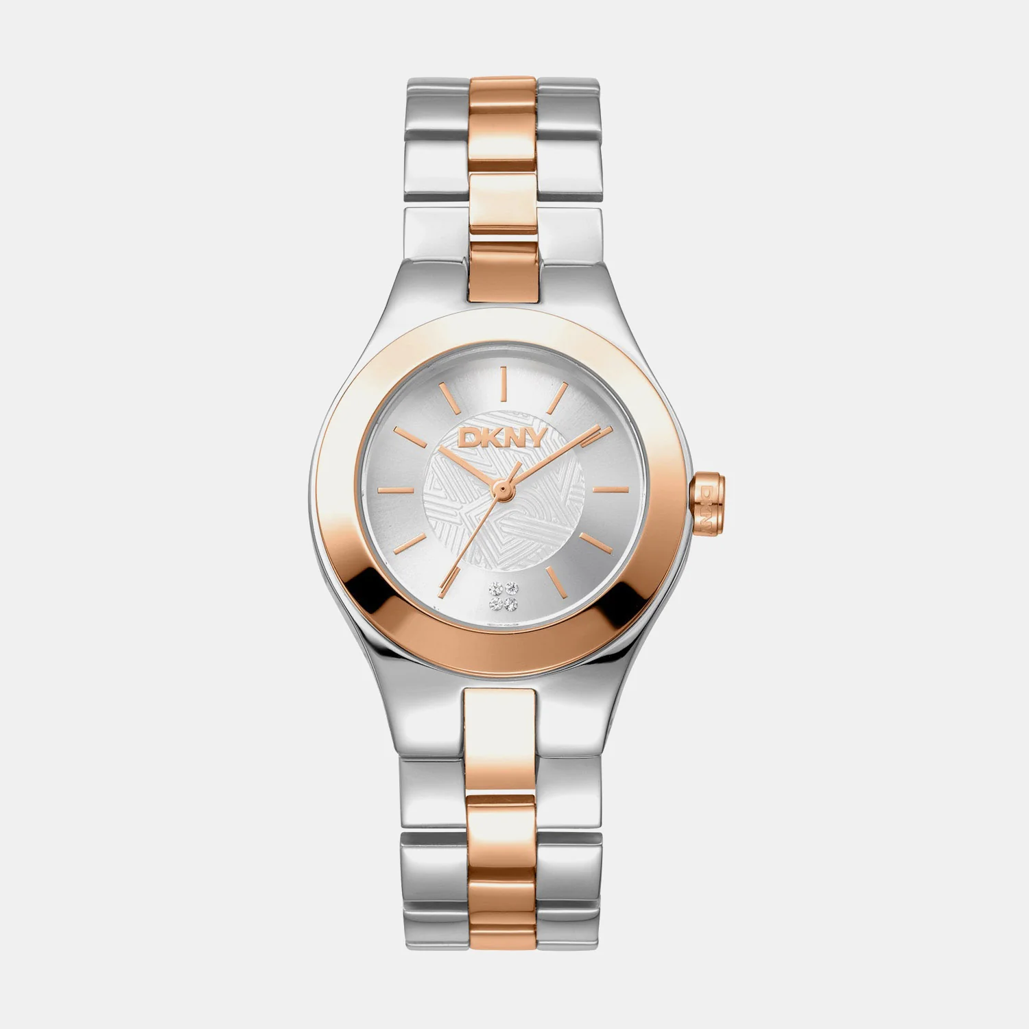 Parsons Midi Women Quartz Silver Dial Analog Stainless Steel Watch DK1L026M0075