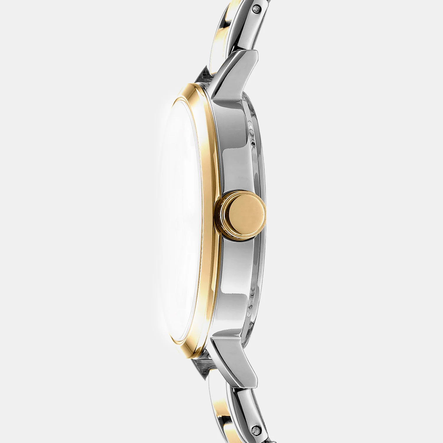Soho Glitz Women Quartz Champagne Dial Analog Stainless Steel Watch DK1L038M0075 - Image 3