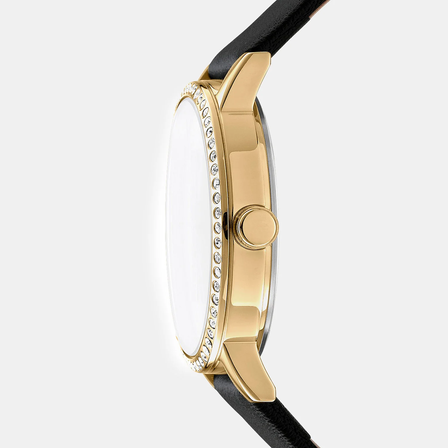 Soho Logo Women Quartz Silver Dial Analog Leather Watch DK1L035L0025 - Image 3