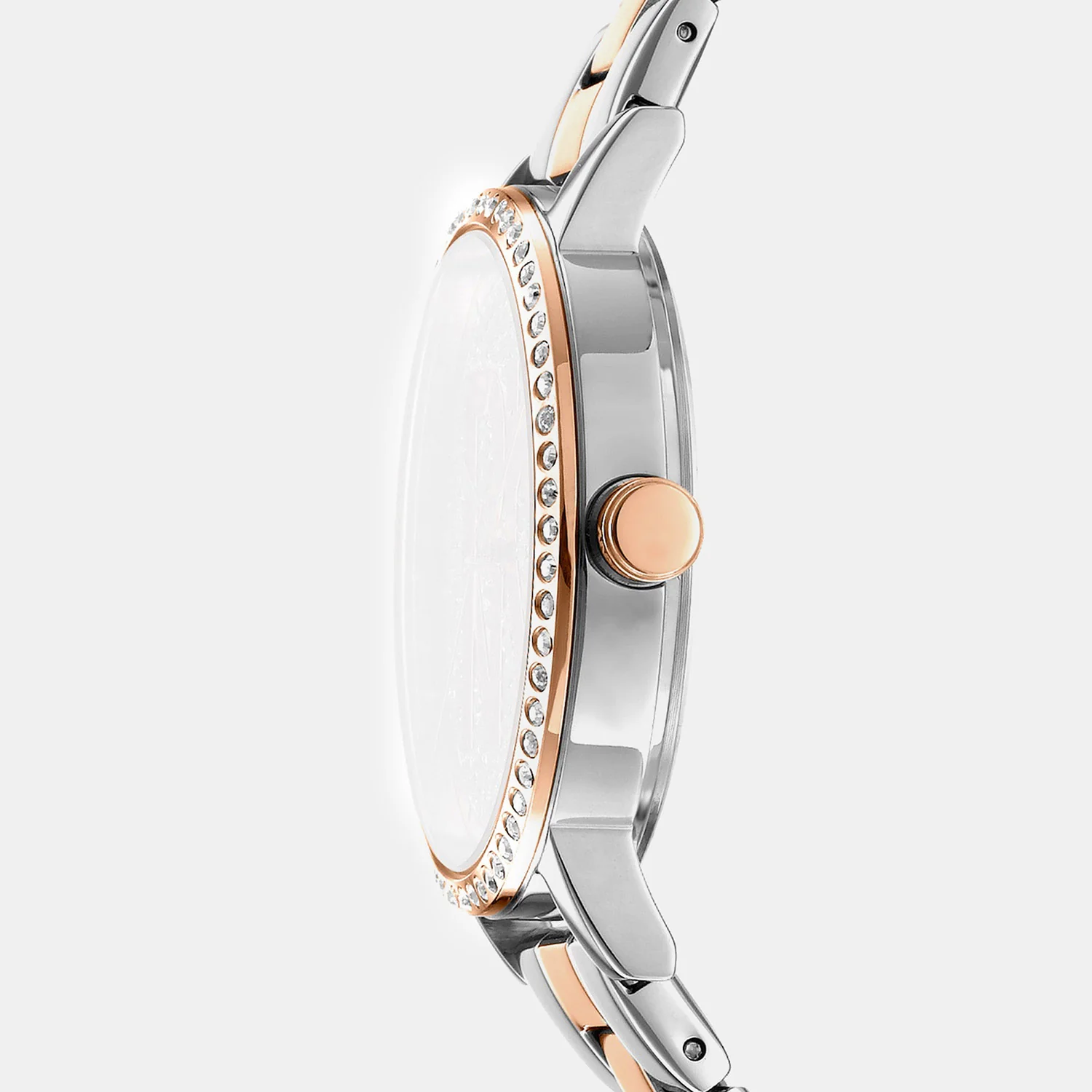 Soho Logo Women Quartz Silver Dial Analog Stainless Steel Watch DK1L035M0095 - Image 3