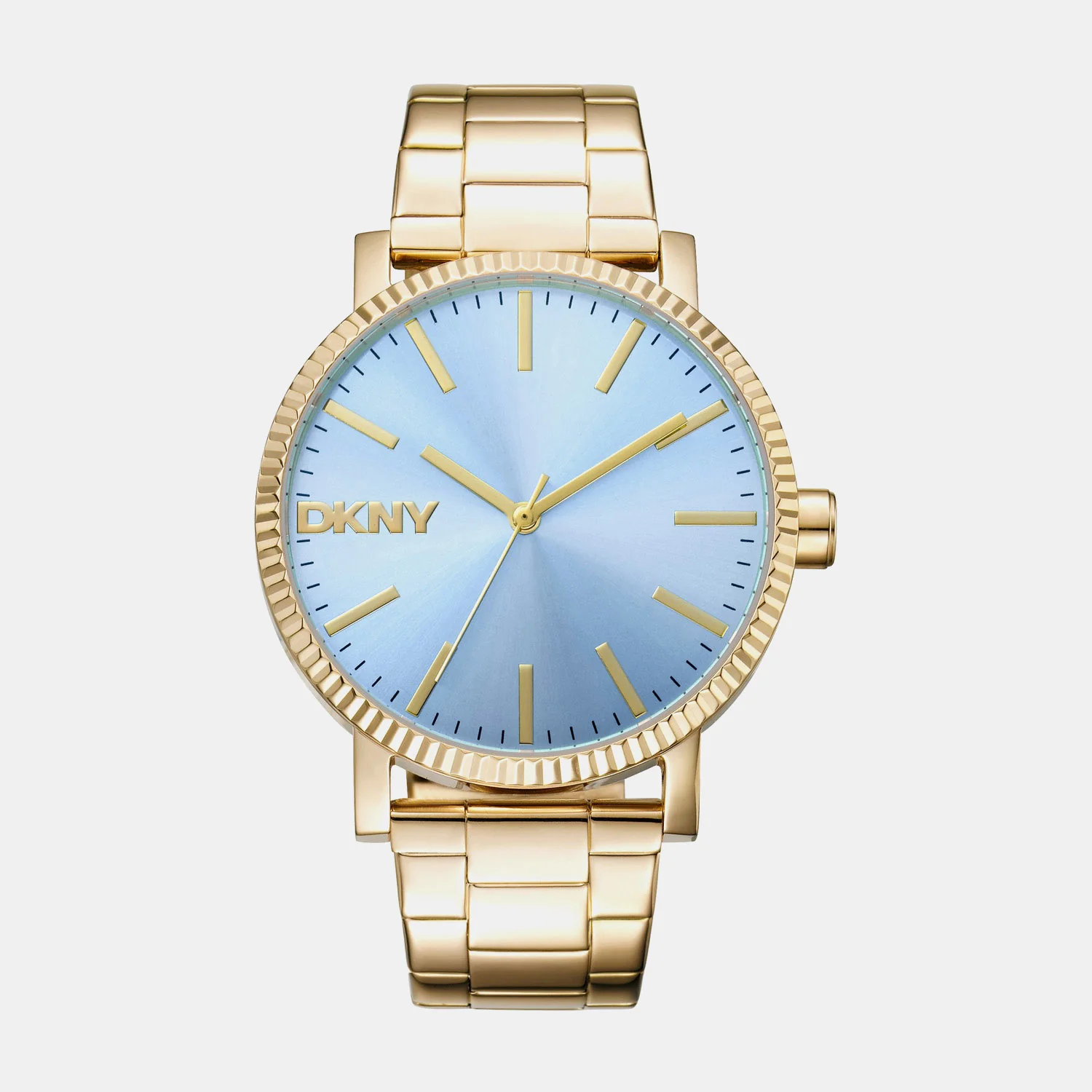 Soho Maxi Women Quartz Light Blue Dial Analog Stainless Steel Watch DK1L034M0055