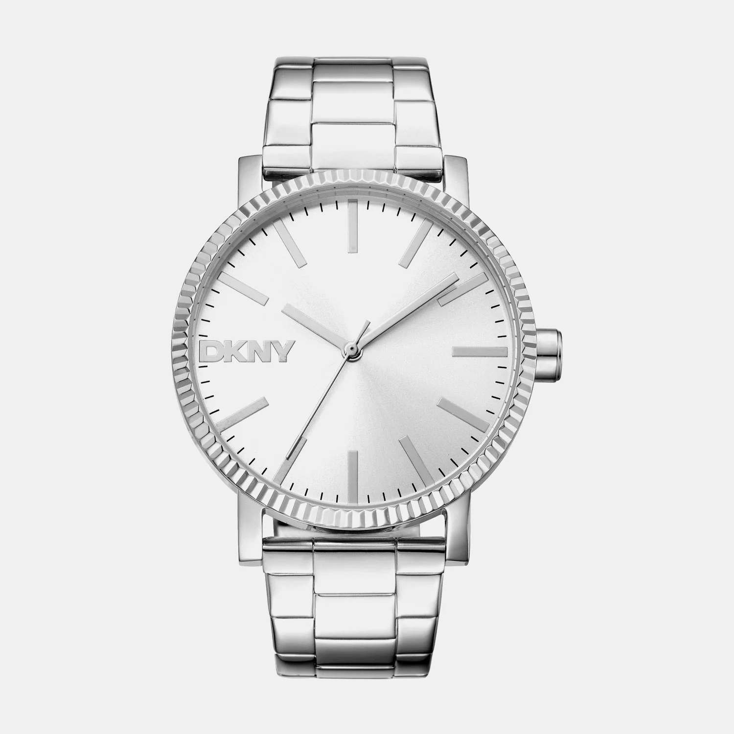 Soho Maxi Women Quartz Silver Dial Analog Stainless Steel Watch DK1L034M0035