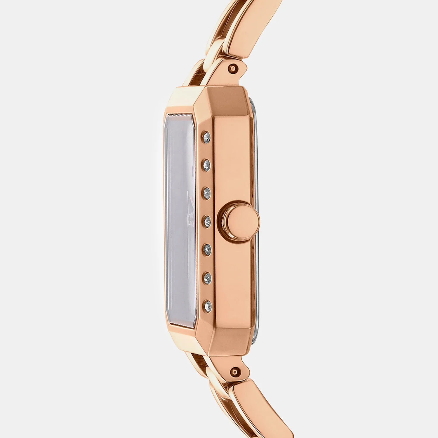 Uptown Glitz Women Quartz Rose Gold Dial Analog Stainless Steel Watch DK1L010M0035 - Image 3