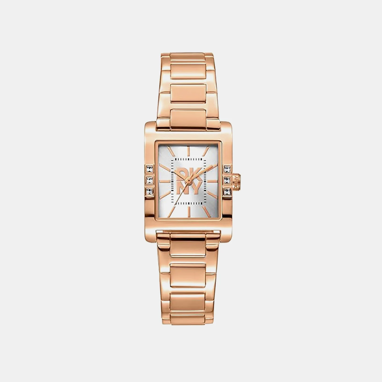 Westside Glitz Women Quartz Silver Dial Analog Stainless Steel Watch DK1L008M0075