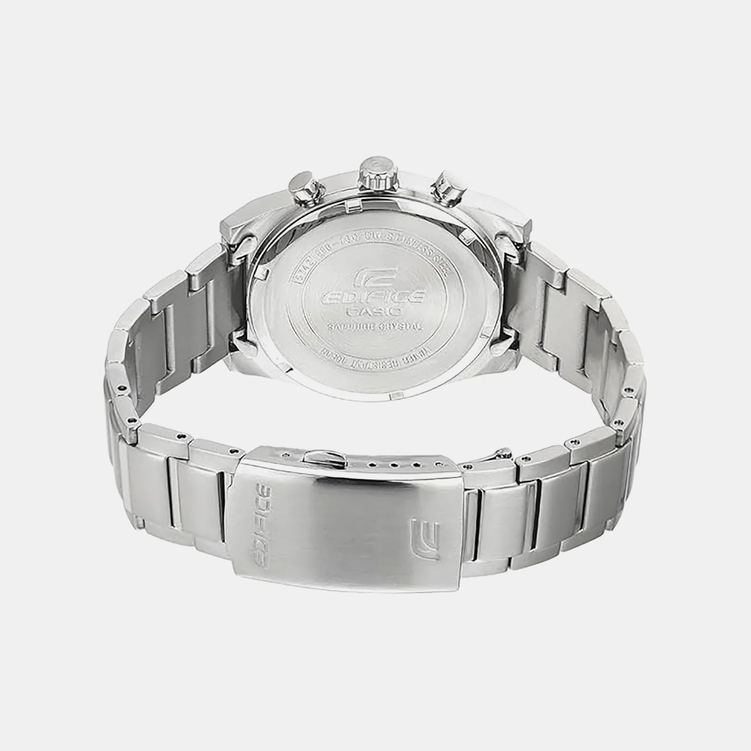 Edifice Men Quartz Silver Dial Analog Stainless Steel  Watch EFB-730D-7AVUDF ED635 - Image 9