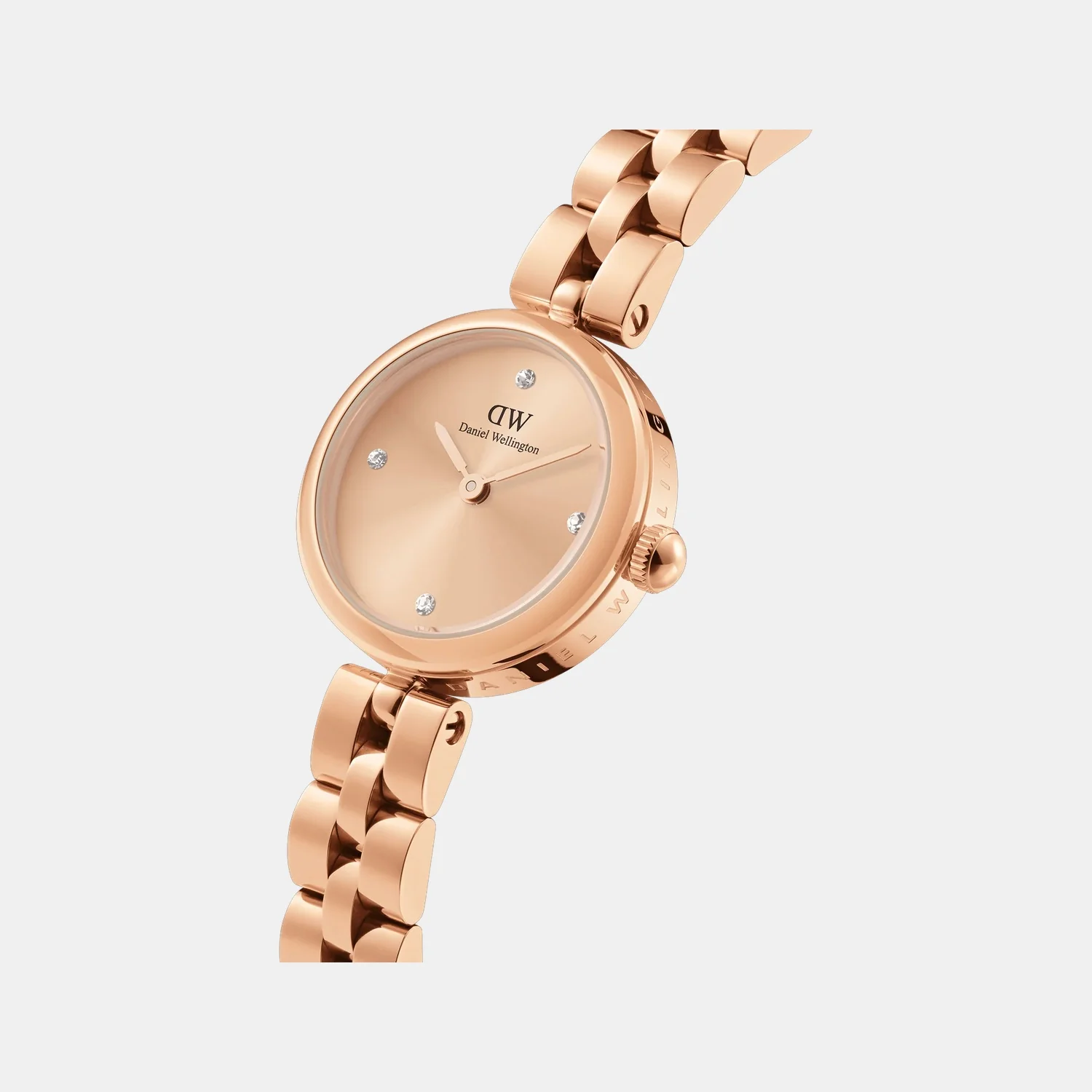 Elan Jewelry Women Quartz Rose Gold Dial Analog Stainless Steel Watch DW00100720K - Image 3