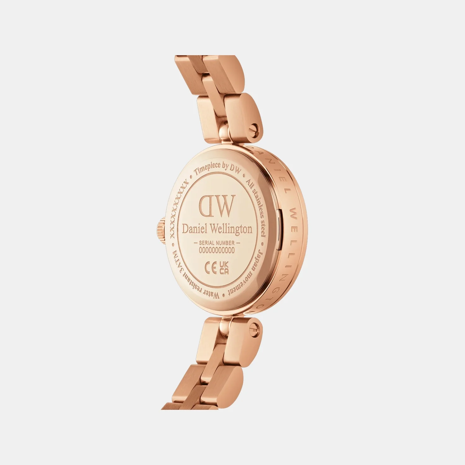 Elan Jewelry Women Quartz Rose Gold Dial Analog Stainless Steel Watch DW00100720K - Image 4