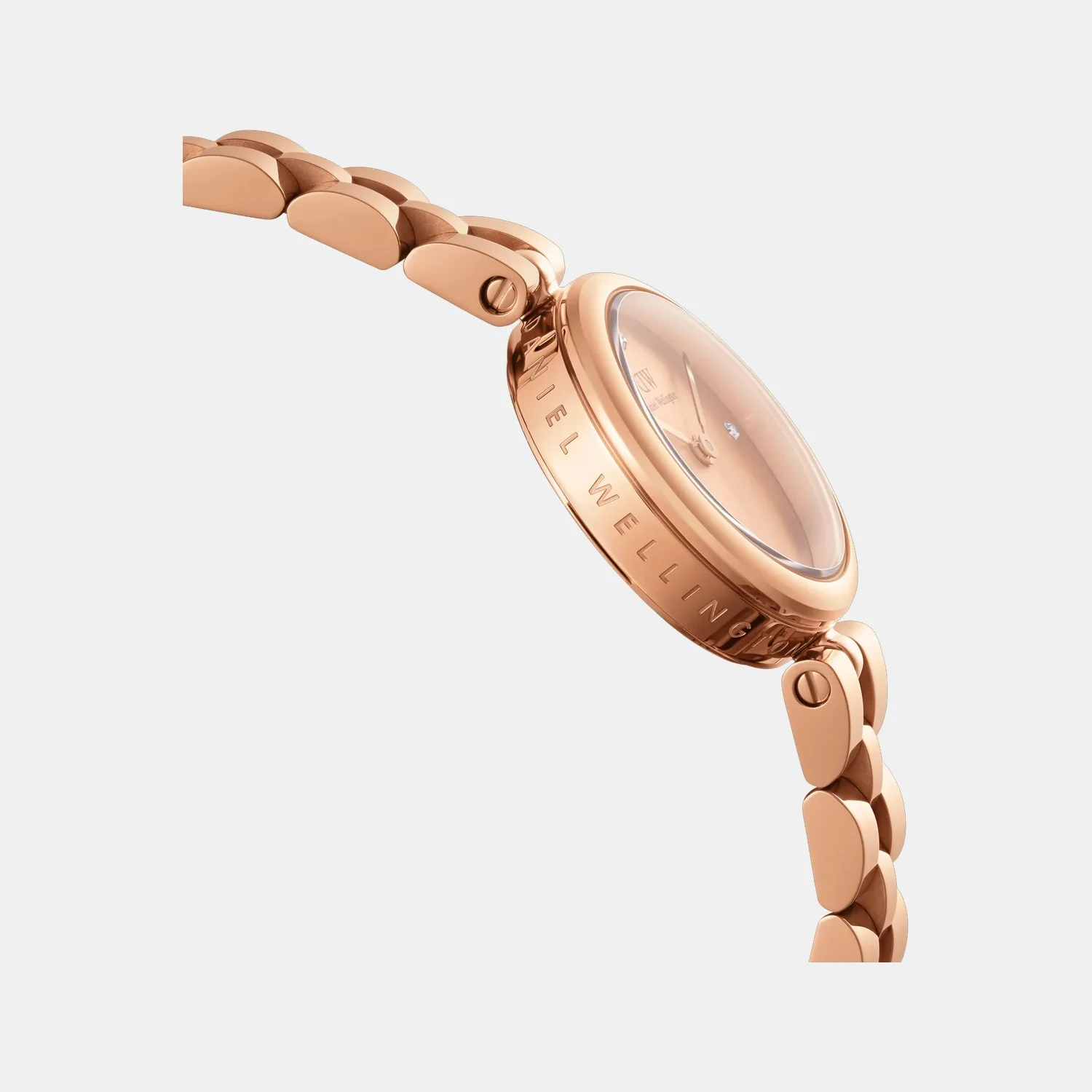 Elan Jewelry Women Quartz Rose Gold Dial Analog Stainless Steel Watch DW00100720K - Image 5
