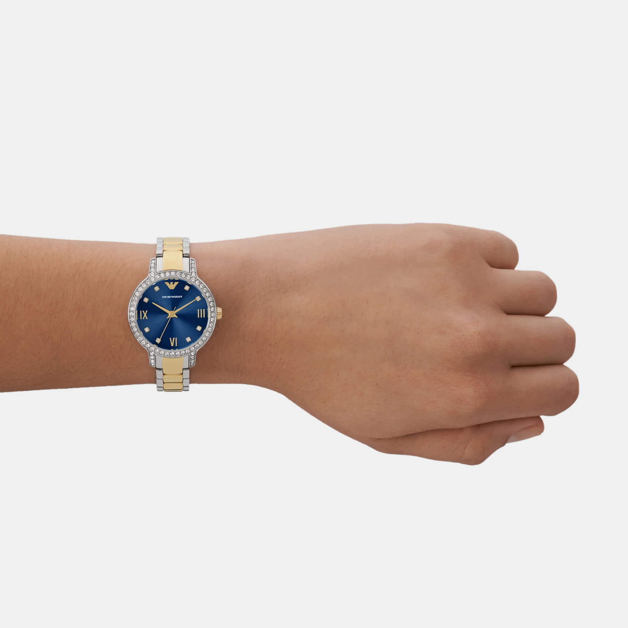 Cleo Women Quartz Blue Dial Analog Stainless Steel Watch AR11576 - Image 6