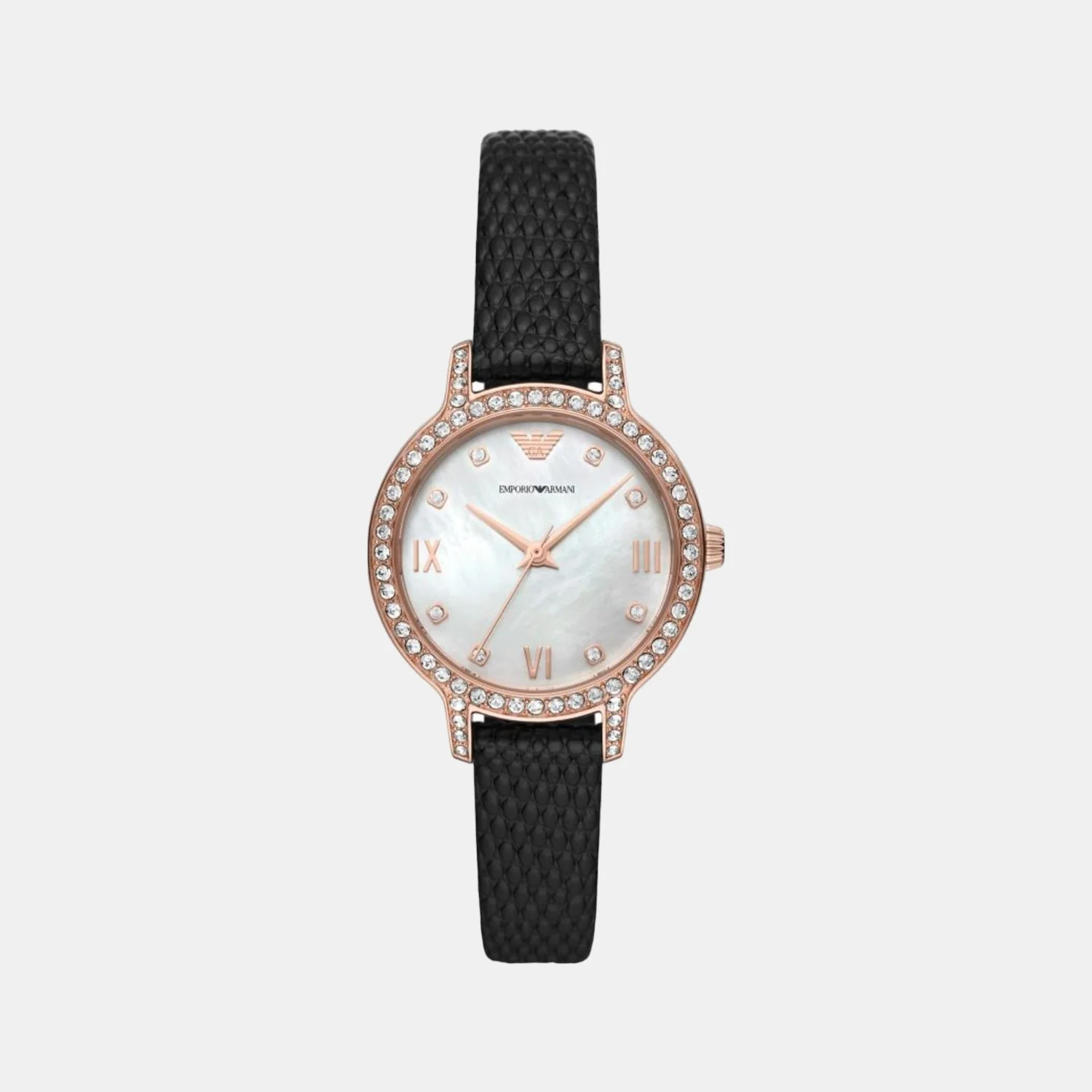 Cleo Women Quartz Mother Of Pearl Dial Analog Leather Watch AR11485