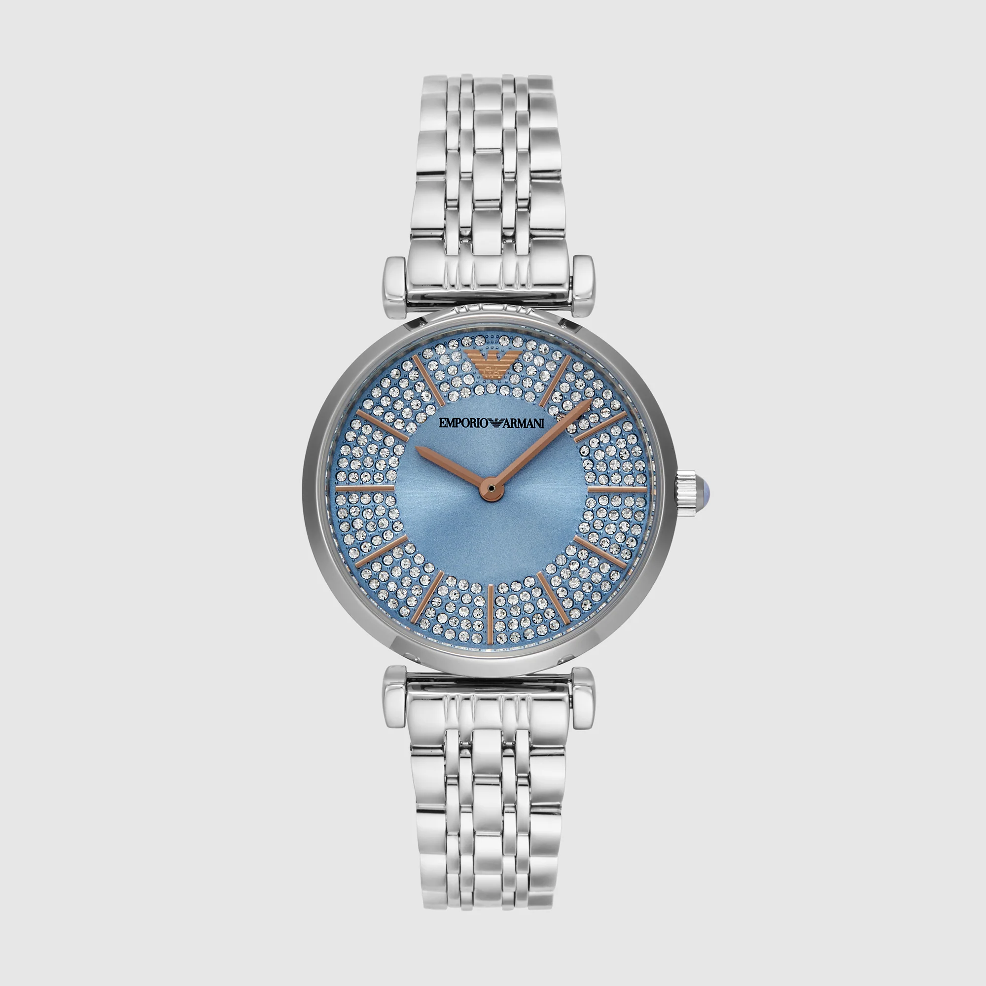 Gianni T-B Women Quartz Blue Dial Analog Stainless Steel Watch AR11594