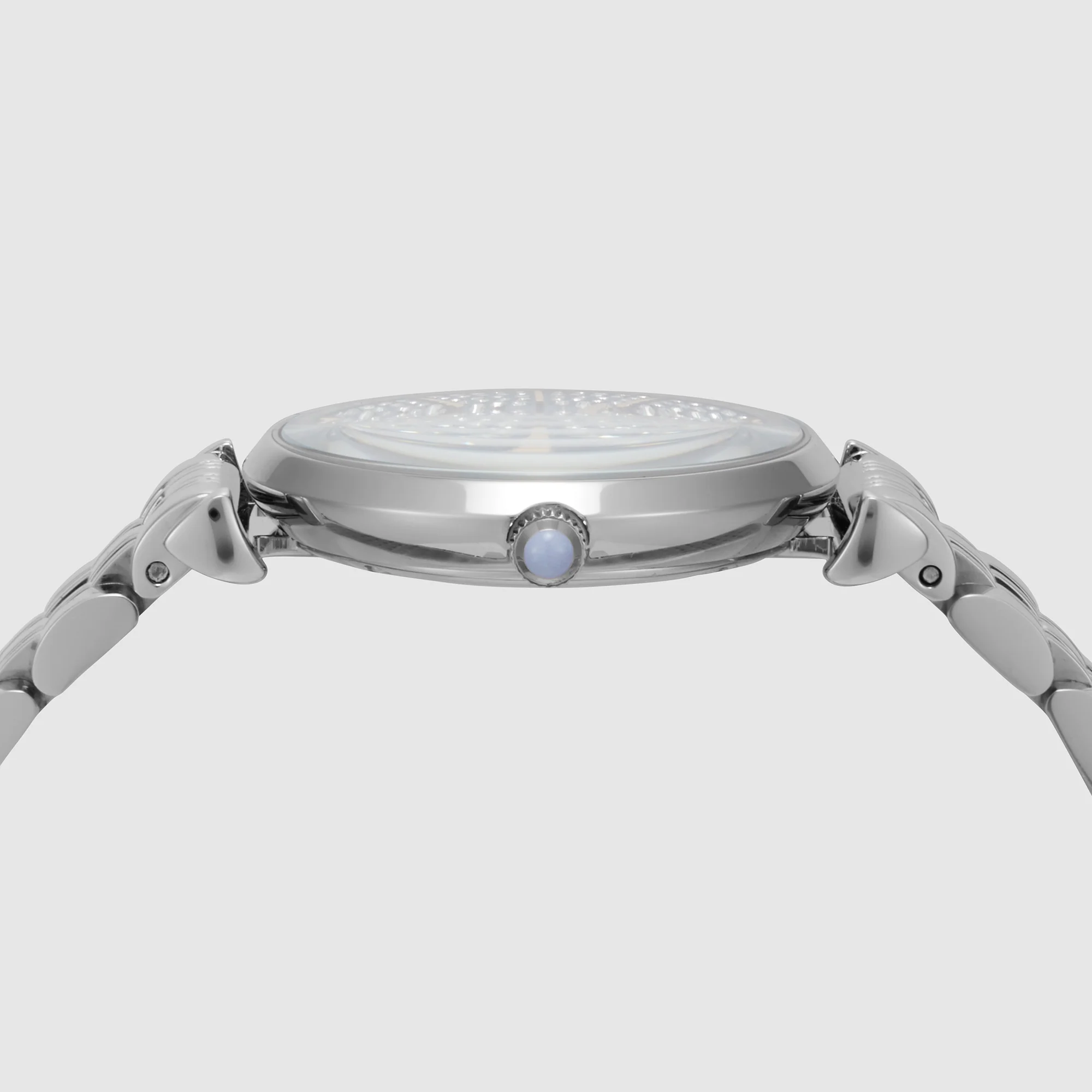 Gianni T-B Women Quartz Blue Dial Analog Stainless Steel Watch AR11594 - Image 2