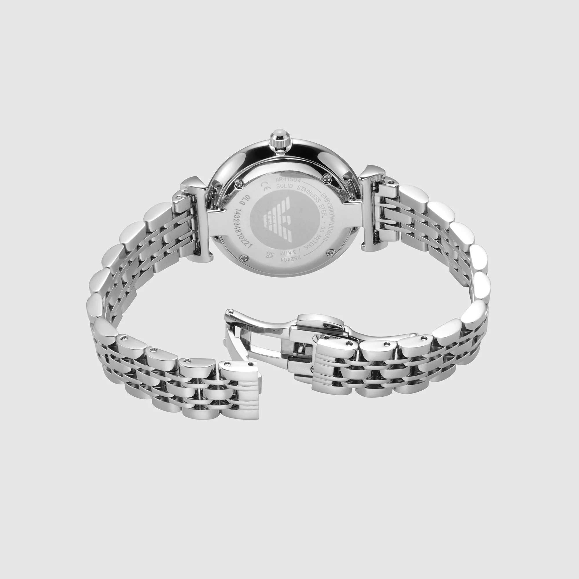Gianni T-B Women Quartz Blue Dial Analog Stainless Steel Watch AR11594 - Image 3