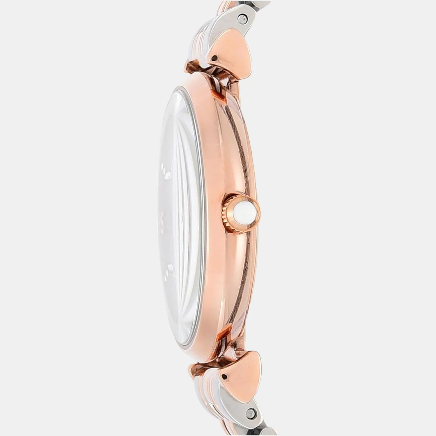 Gianni T-Bar Women Quartz White Dial Analog Stainless Steel Watch AR1926 - Image 4