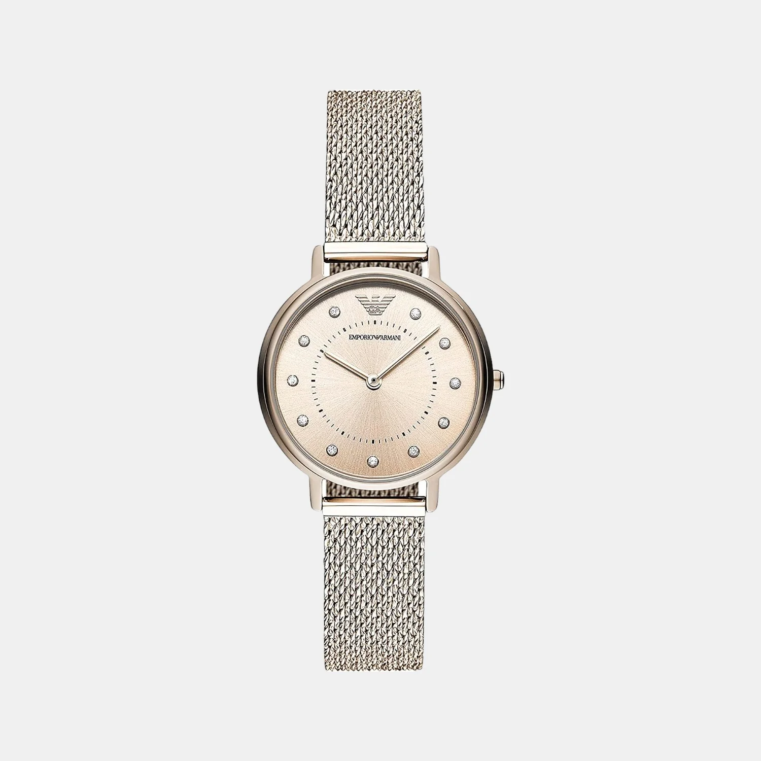 Kappa Women Quartz Pink Dial Analog Mesh Watch AR11129