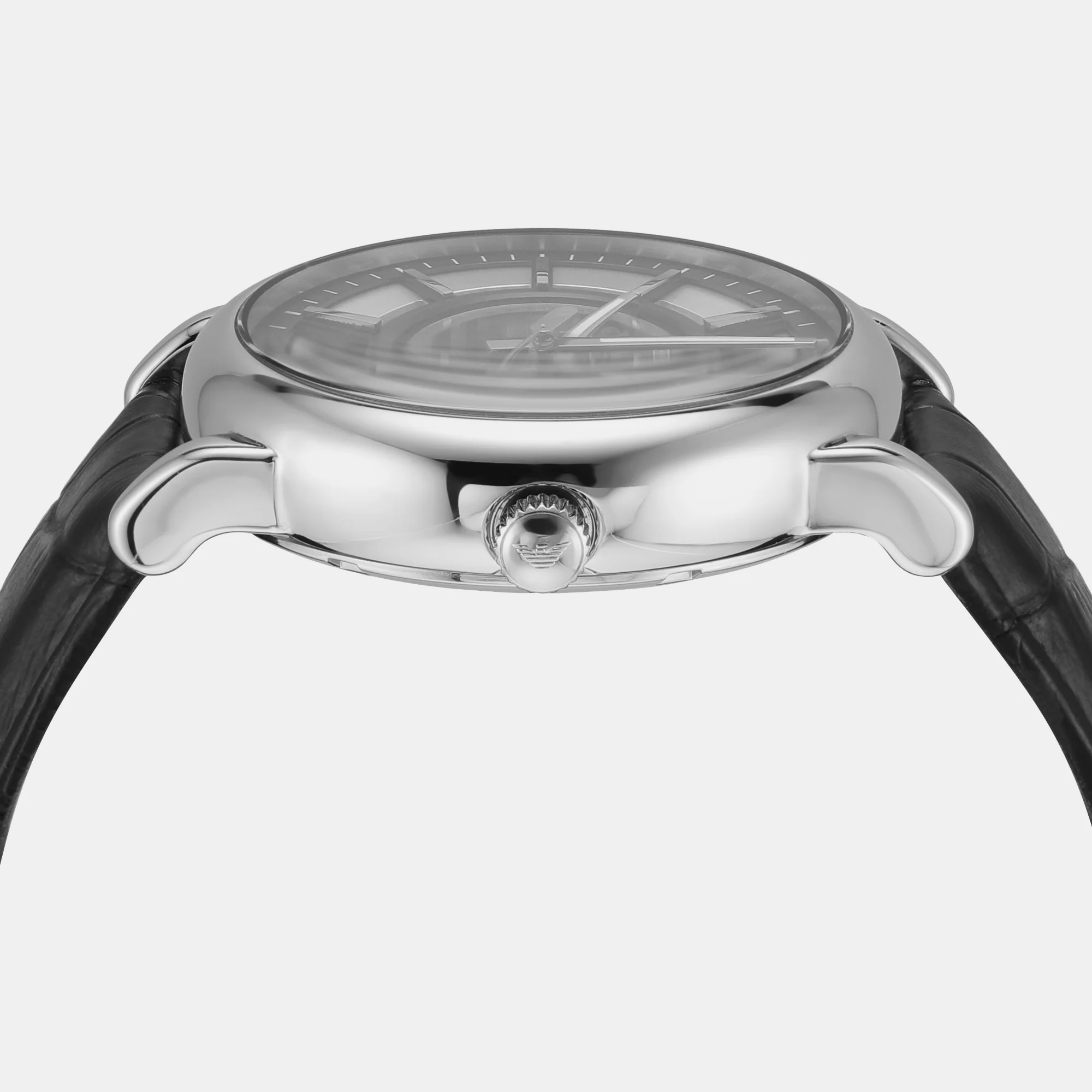Luigi Men Automatic Grey Dial Analog Leather Watch AR1981 - Image 4