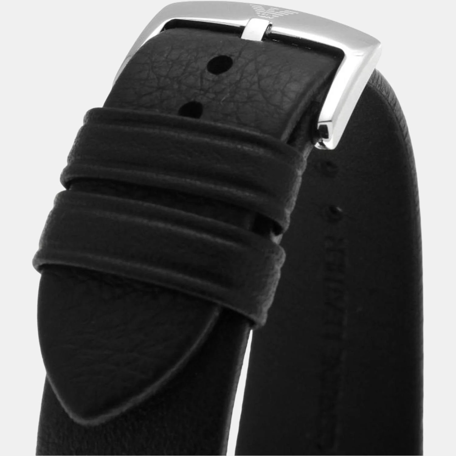 Men Quartz Black Dial Analog Leather Watch AR11013 - Image 7