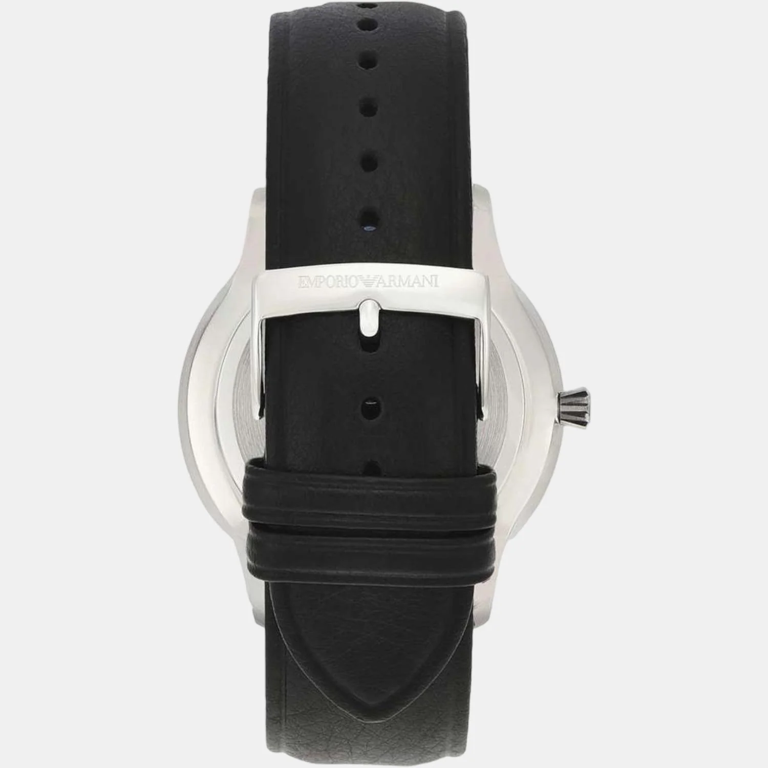 Men Quartz Black Dial Analog Leather Watch AR11210 - Image 3