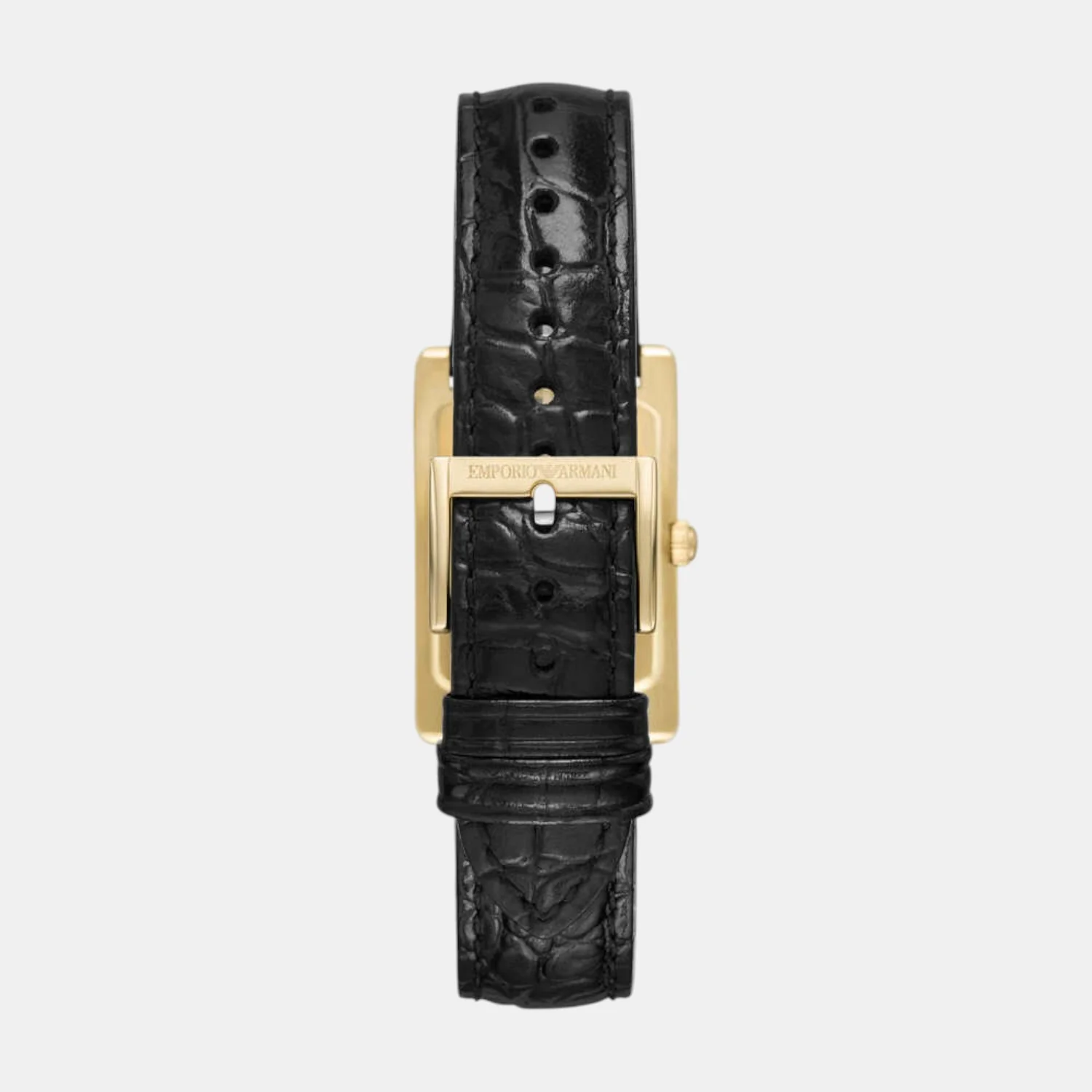 Men Quartz Black Dial Analog Leather Watch AR11666 - Image 3