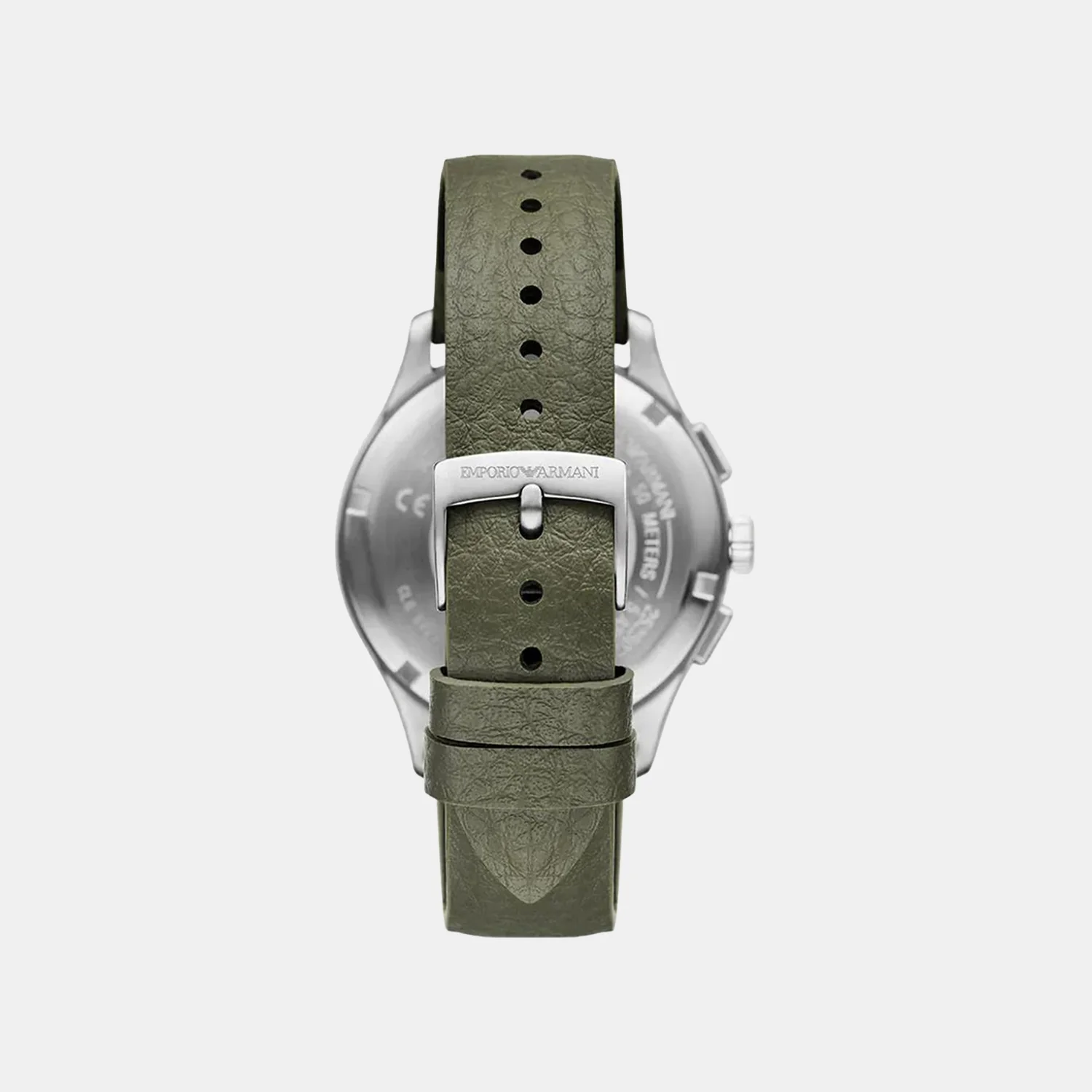 Men Quartz Black Dial Analog Leather Watch AR11693 - Image 4