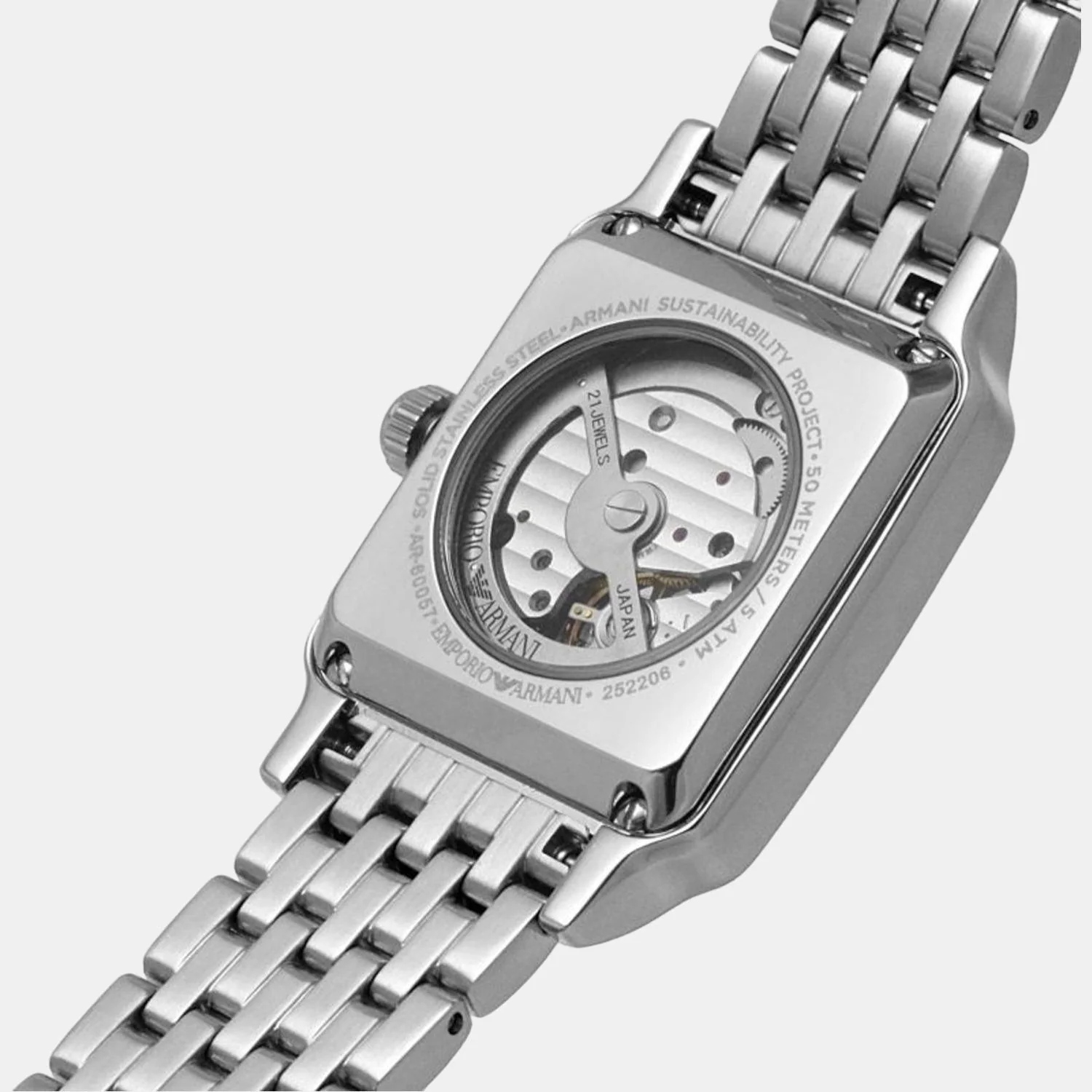 Men Quartz Black Dial Analog Stainless Steel Watch AR60057 - Image 5