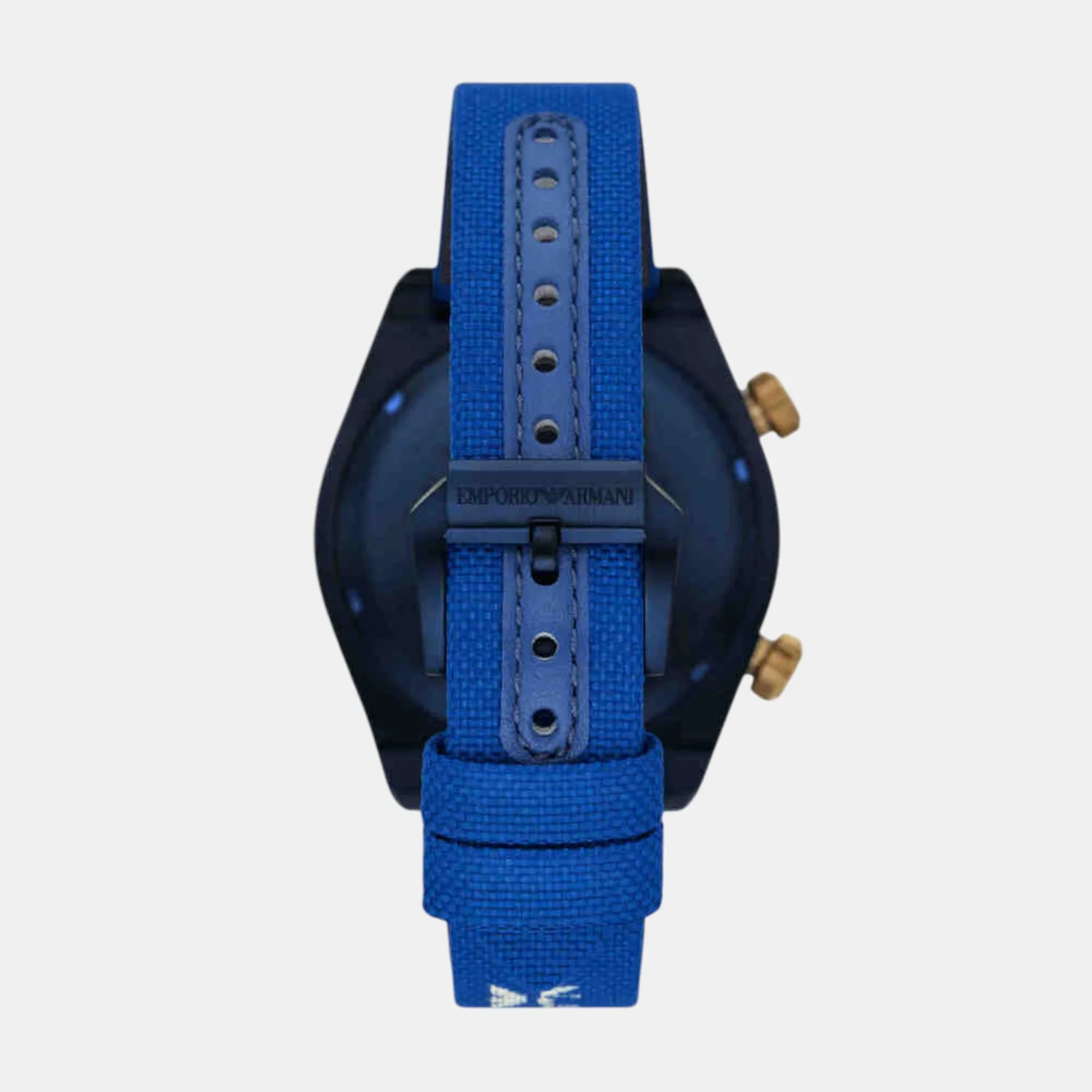 Men Quartz Blue Dial Analog Fabric Watch AR11564 - Image 4
