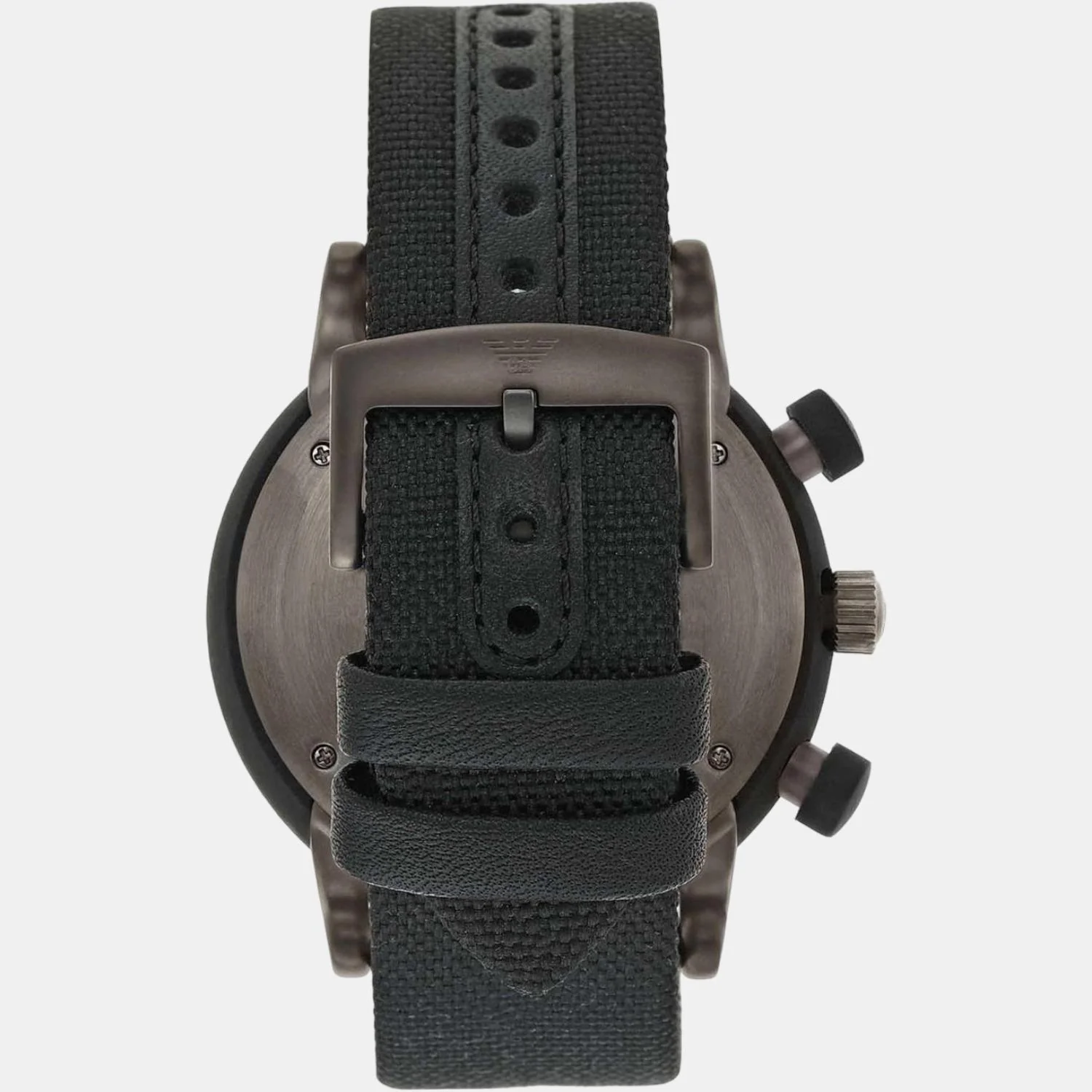 Men Quartz Grey Dial Chronograph Fabric Watch AR11409 - Image 4