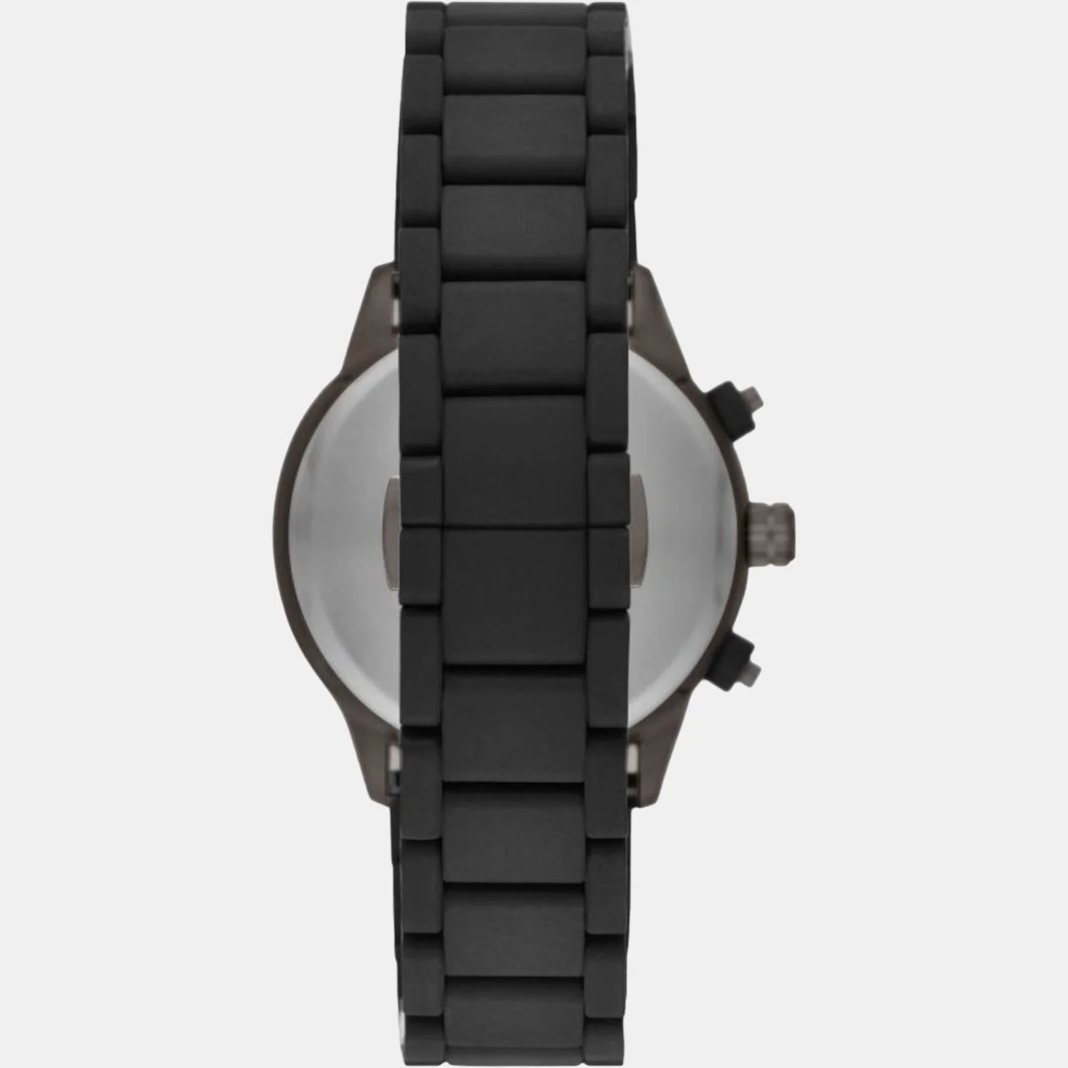 Men Quartz Grey Dial Chronograph Silicone Watch AR11410 - Image 2