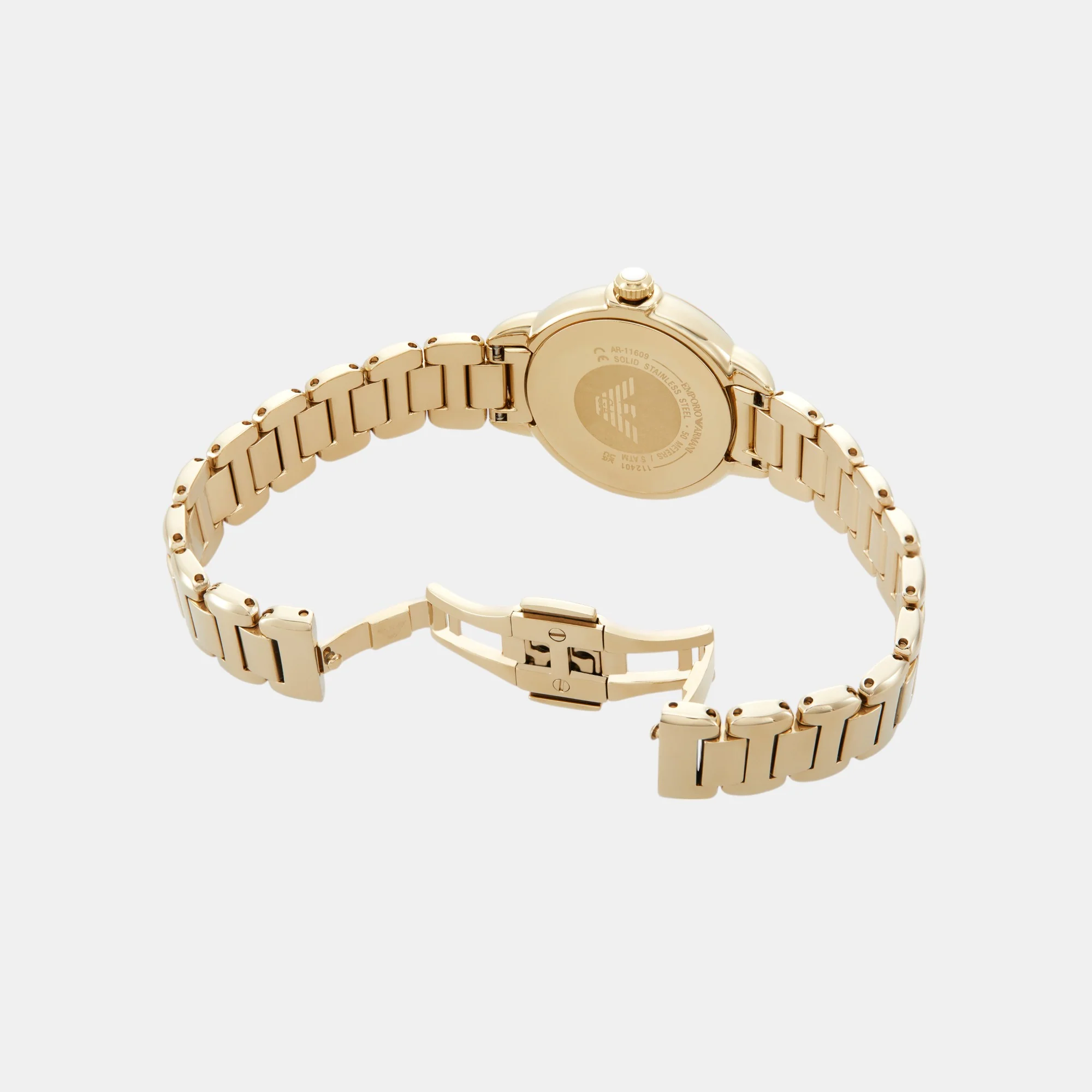 Mia Women Quartz Cream Dial Analog Stainless Steel Watch AR11609 - Image 6