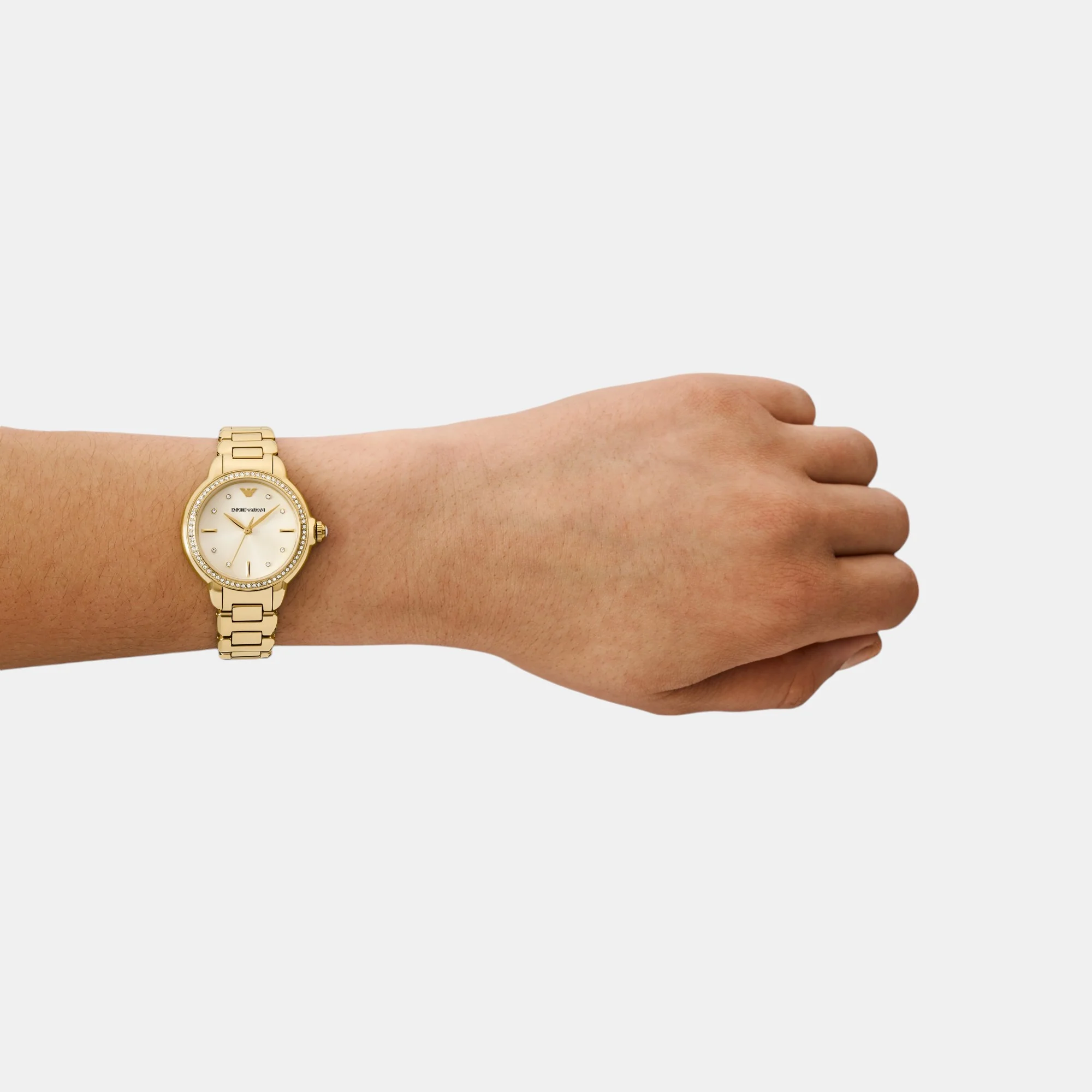 Mia Women Quartz Cream Dial Analog Stainless Steel Watch AR11609 - Image 8