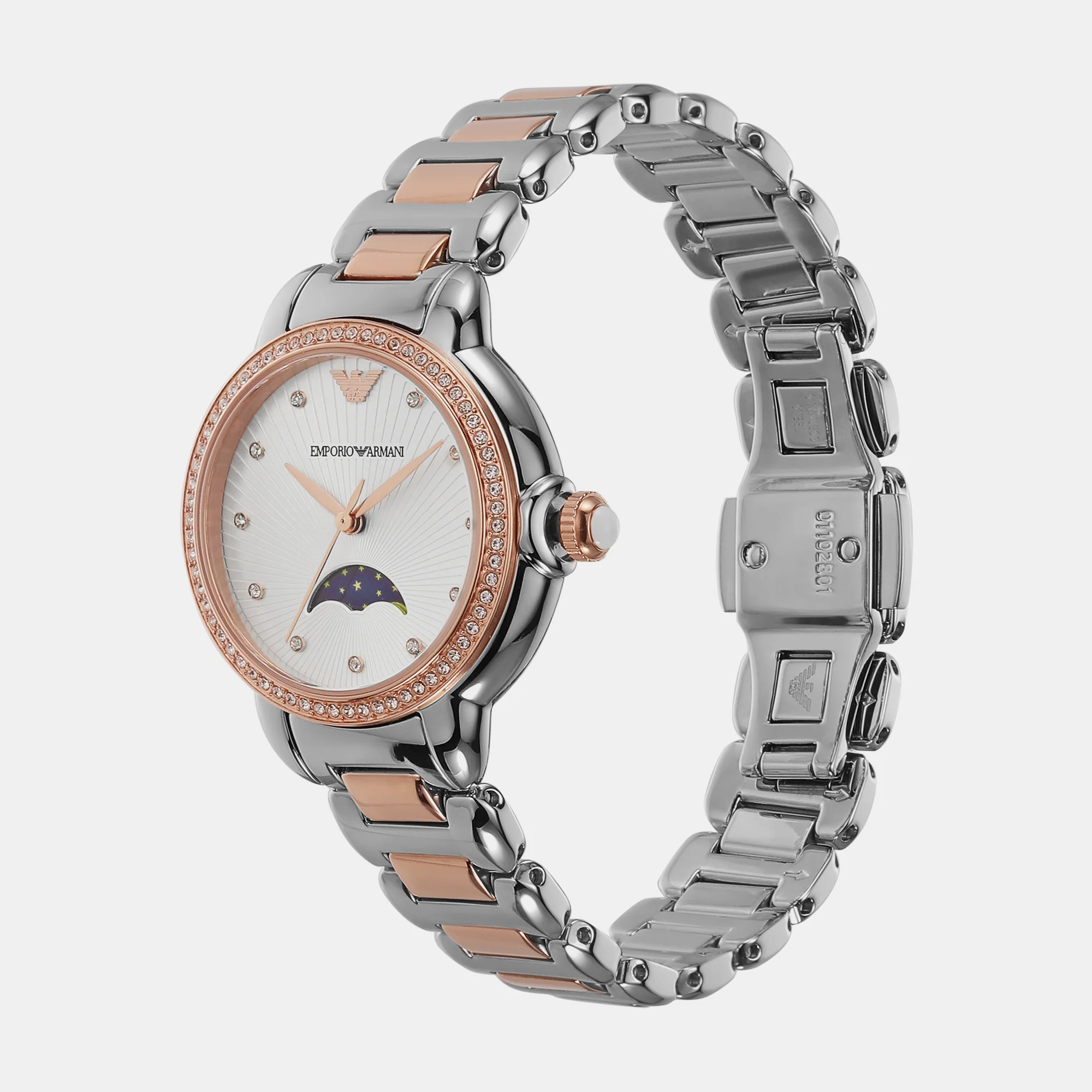 Mia Women Quartz Silver Dial Analog Stainless Steel Watch AR11567 - Image 3