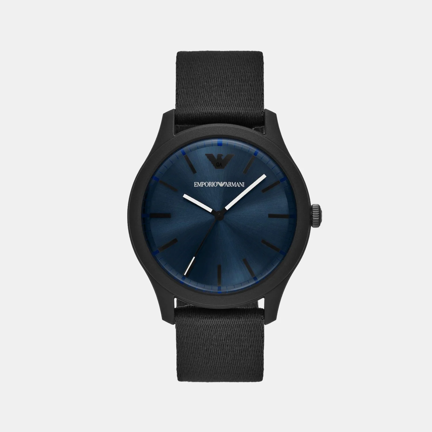 Na Men Quartz Blue Dial Analog Tide ocean material Watch AR11617 - Image 2