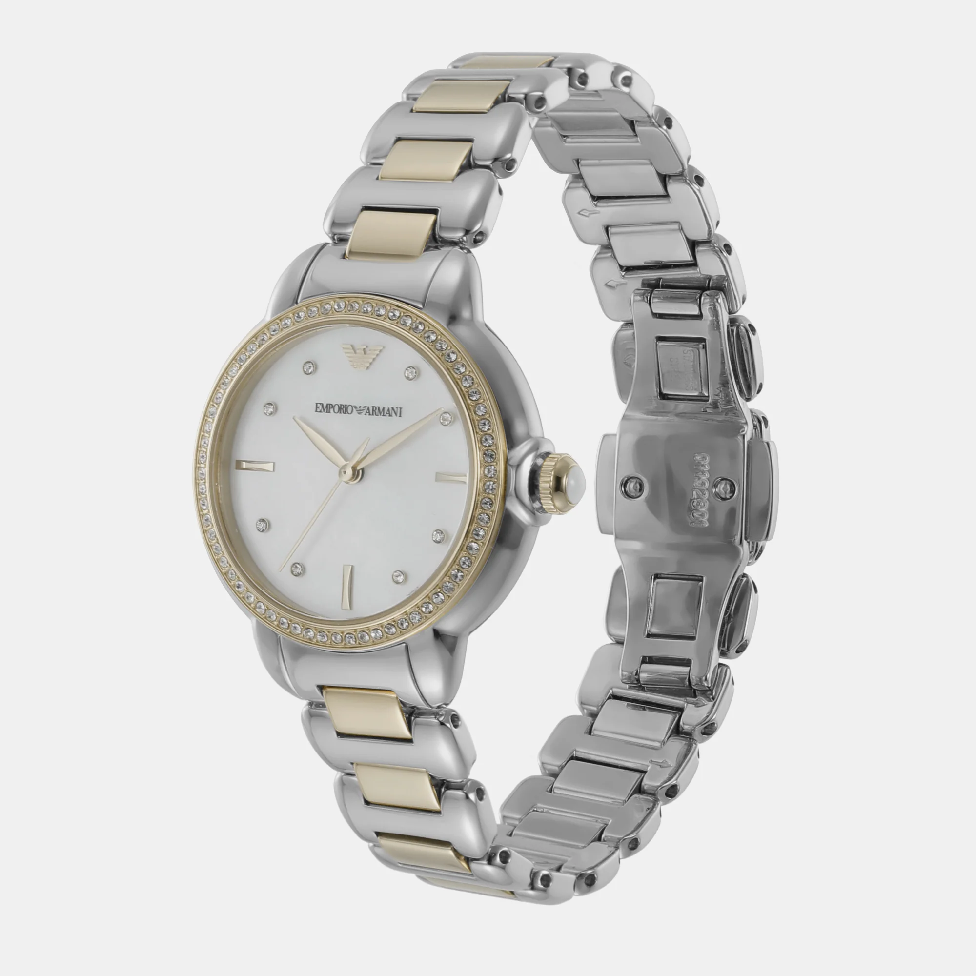 Na Women Quartz Silver Dial Analog Stainless Steel Watch AR11524 - Image 3