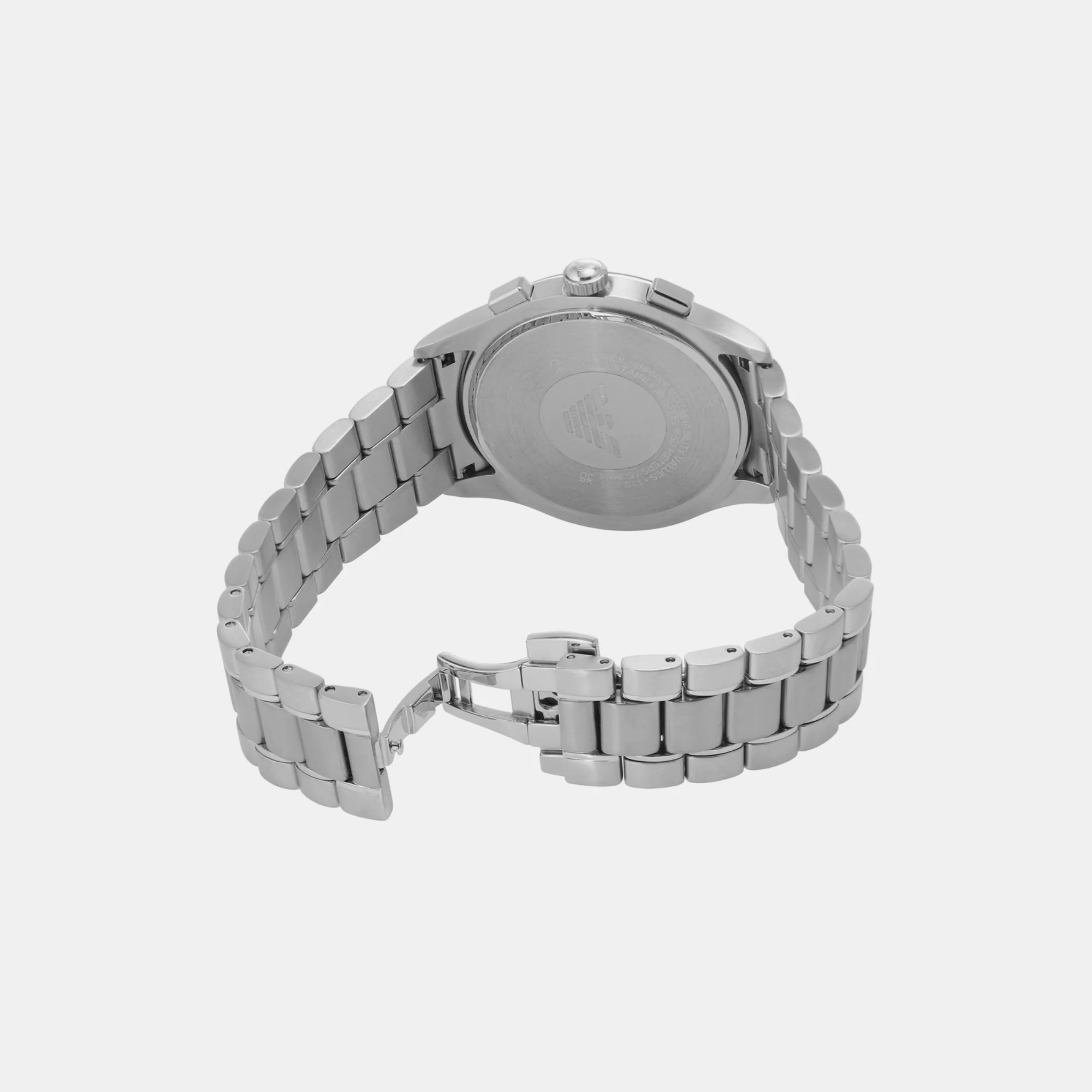 Paolo Men Quartz Blue Dial Chronograph Stainless Steel Watch AR11528 - Image 3