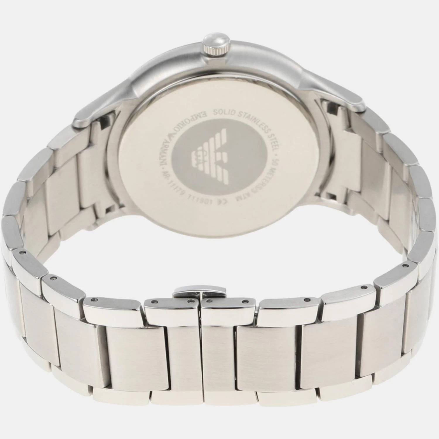 Renato Men Quartz Black Dial Analog Stainless Steel Watch AR11181 - Image 2