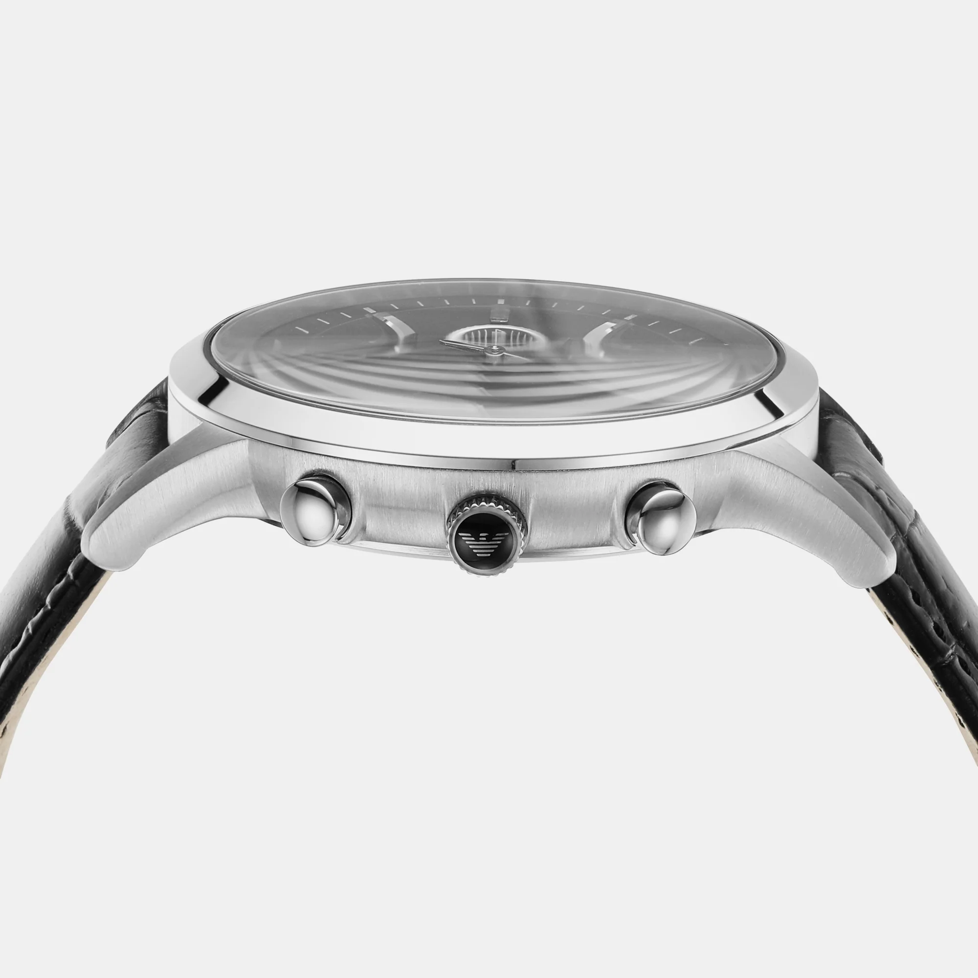Renato Men Quartz Black Dial Chronograph Leather Watch AR2447 - Image 5