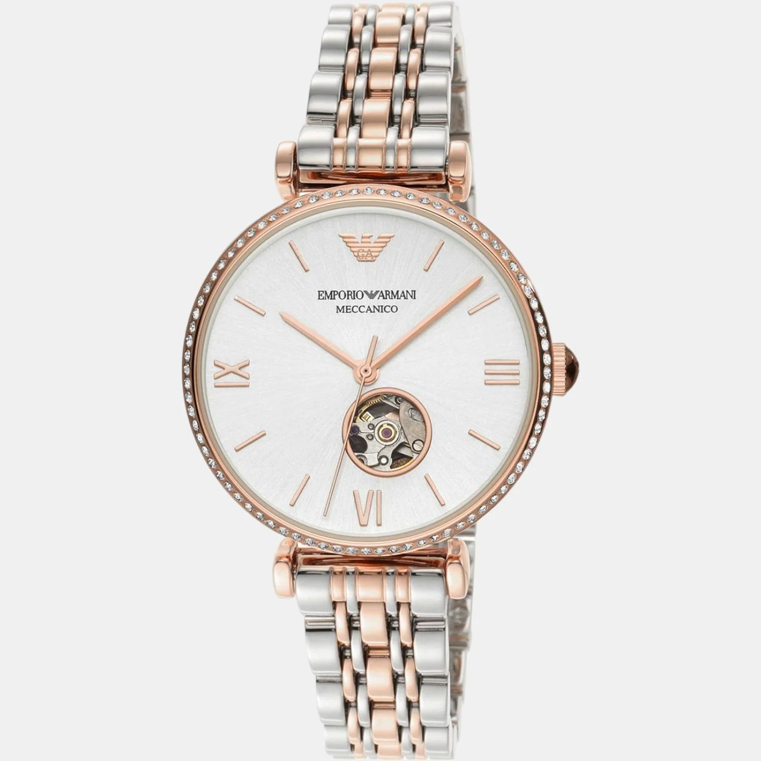 Women Automatic Silver Dial Analog Stainless Steel Watch AR60019 - Image 3