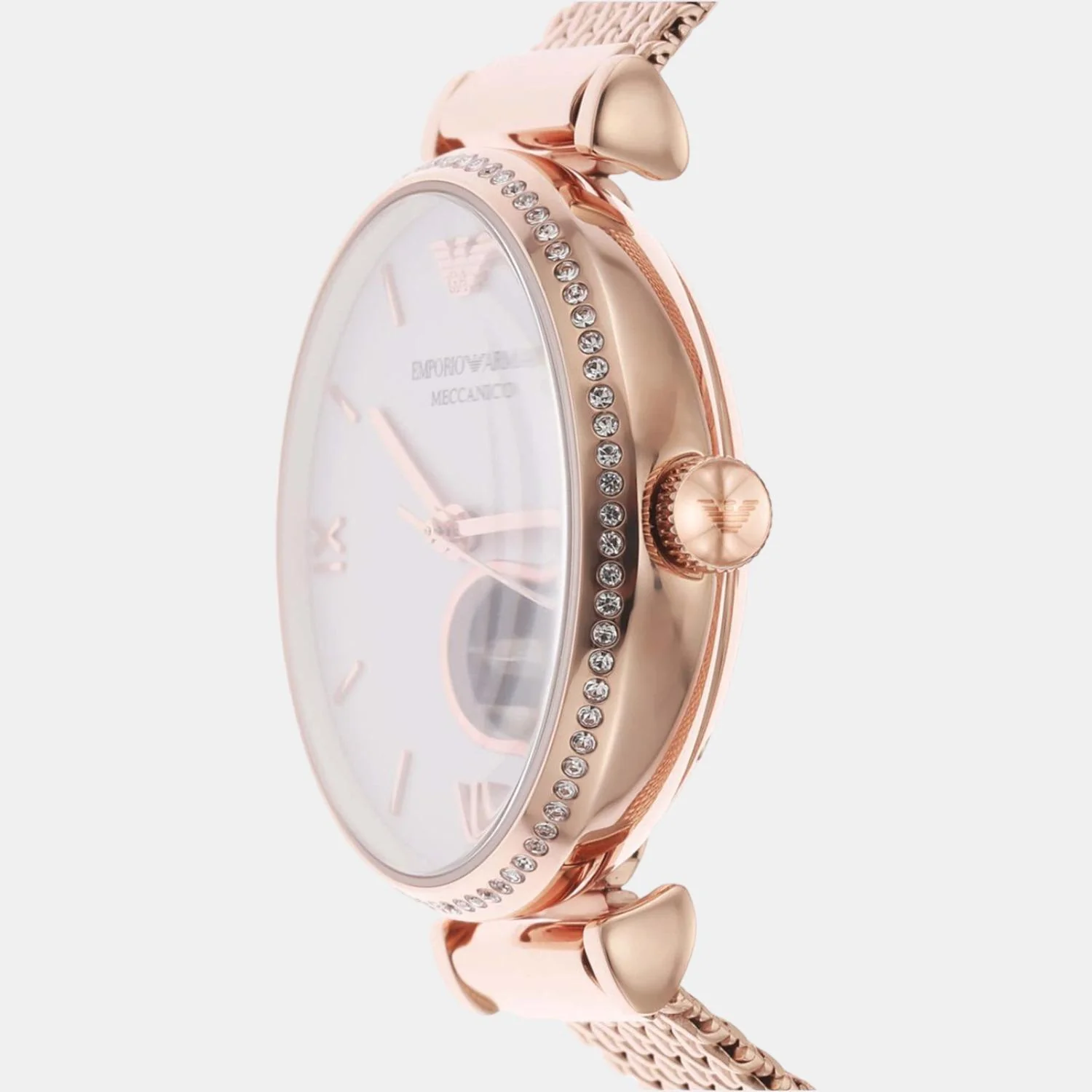 Women Automatic White Dial Analog Stainless Steel Watch AR60063 - Image 3