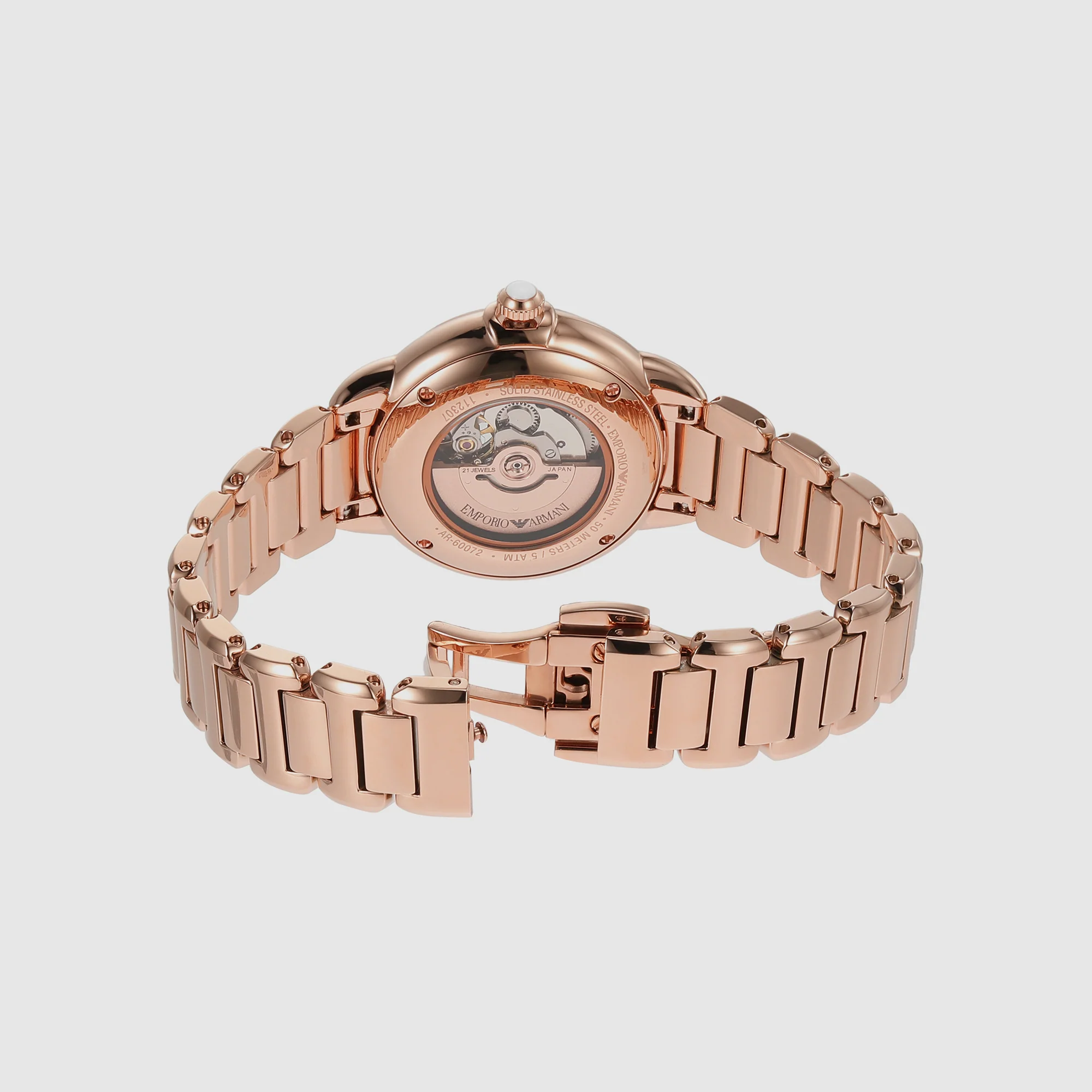 Women Automatic White Dial Analog Stainless Steel Watch AR60072 - Image 3