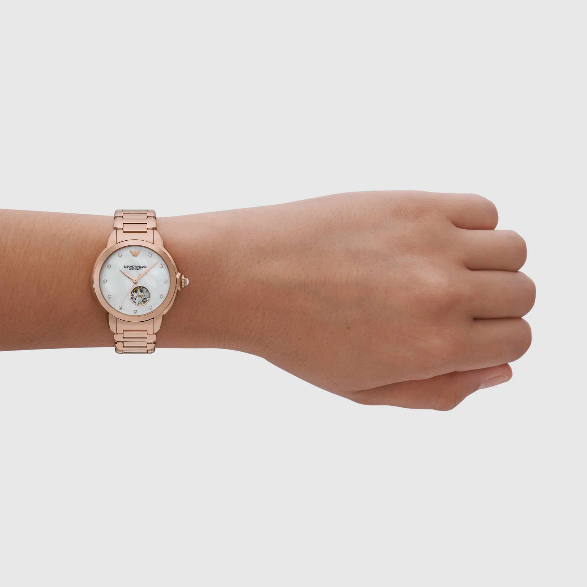Women Automatic White Dial Analog Stainless Steel Watch AR60072 - Image 4