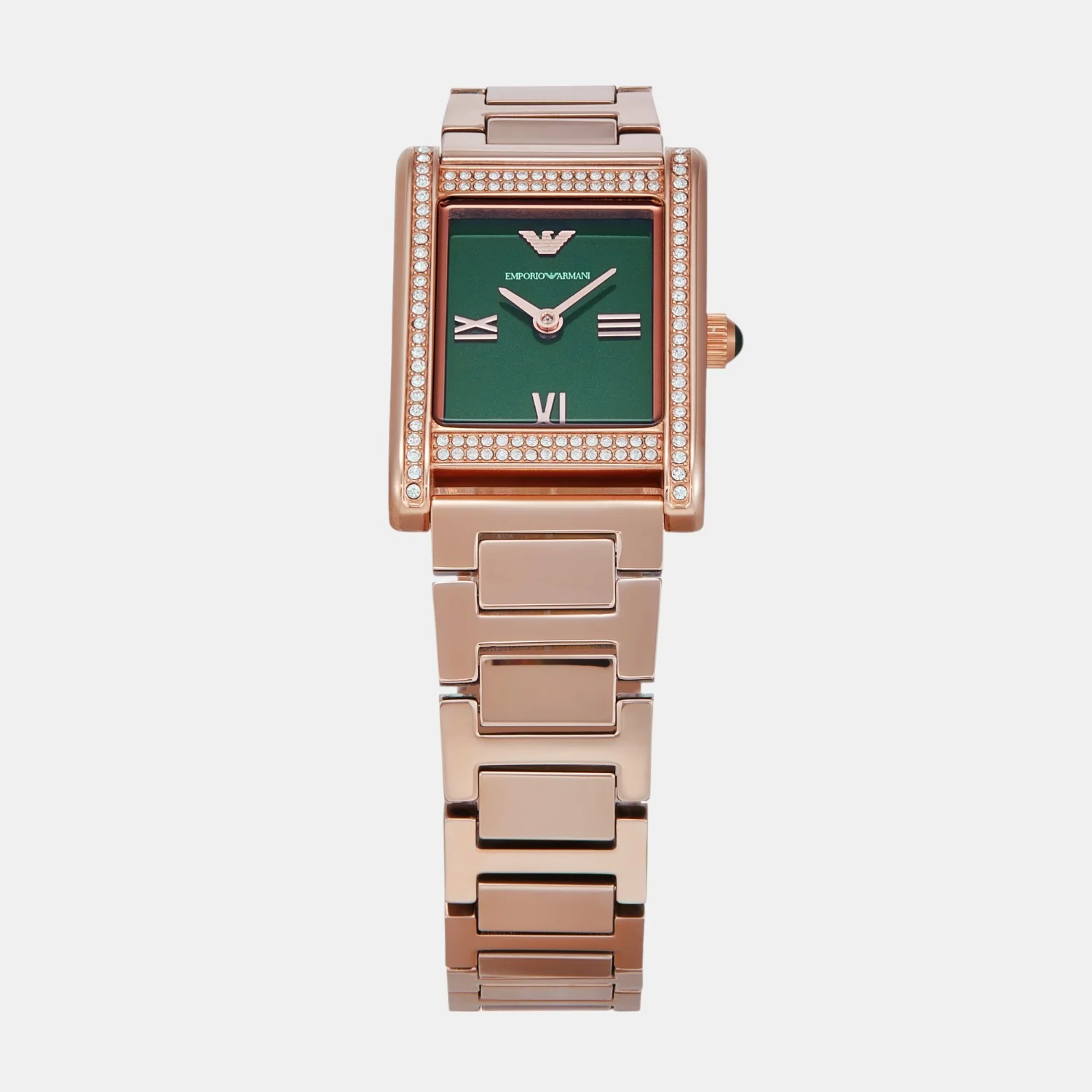 Women Quartz Green Dial Analog Stainless Steel Watch AR11641 - Image 3