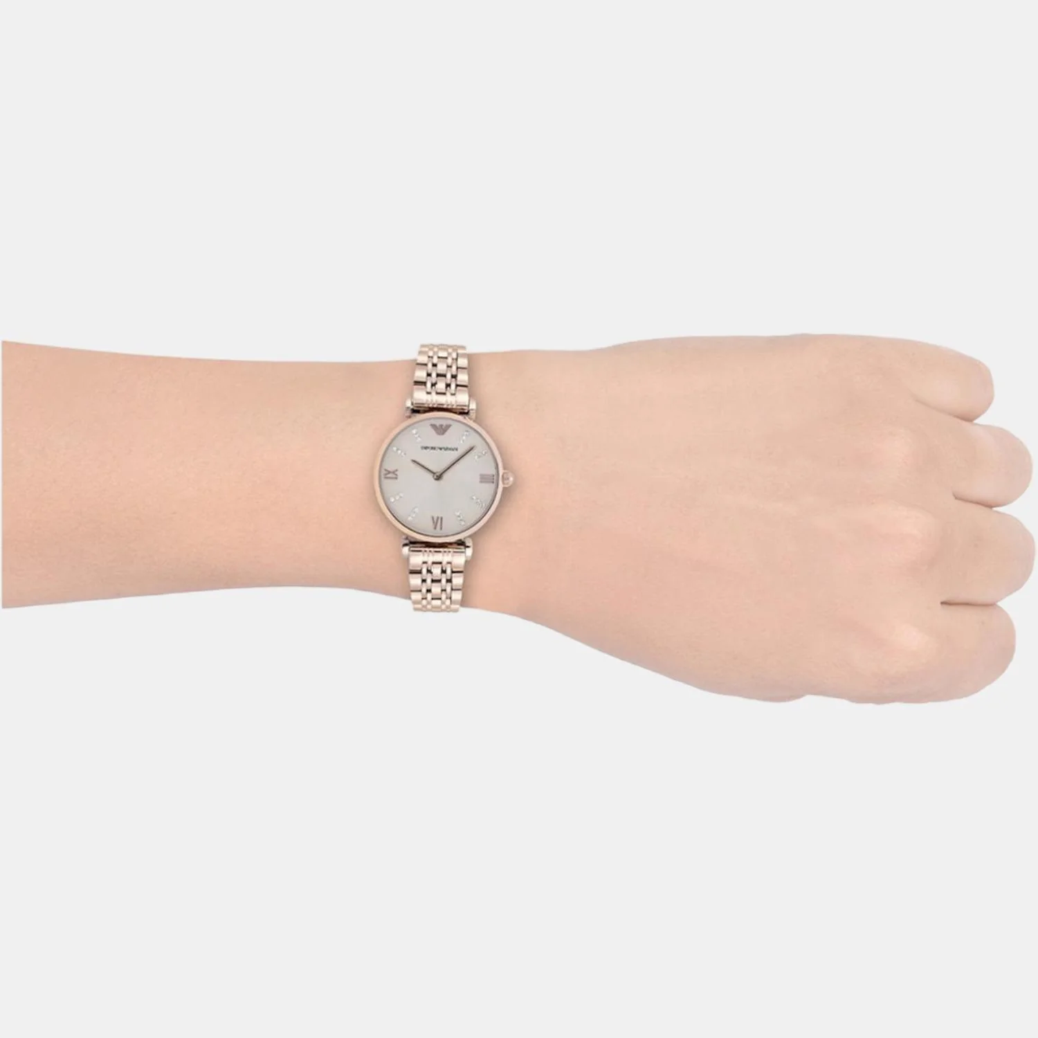 Women Quartz Grey Dial Analog Stainless Steel Watch AR11059 - Image 5