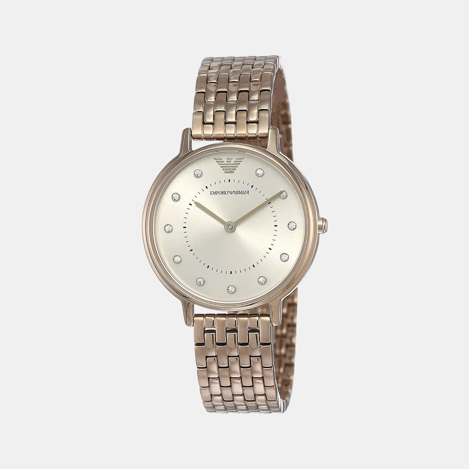 Women Quartz Grey Dial Analog Stainless Steel Watch AR11062