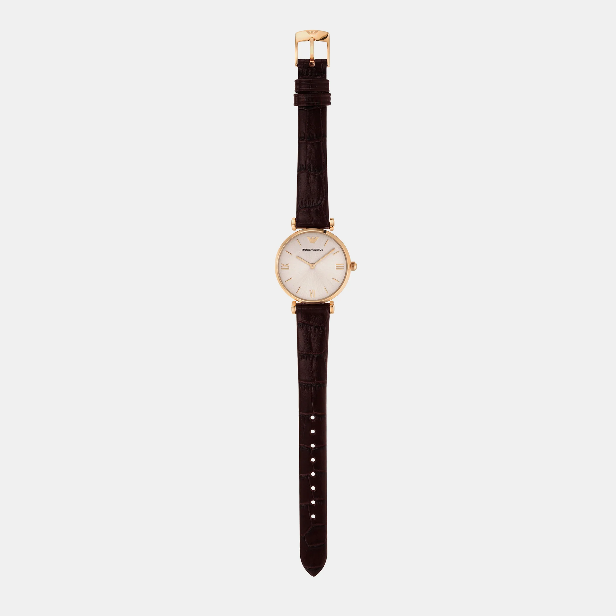 Women Quartz Pink Dial Analog Leather Watch AR1911 - Image 7