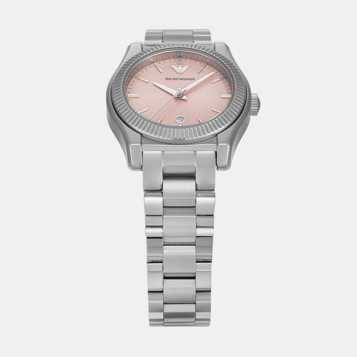 Women Quartz Pink Dial Analog Stainless Steel Watch AR11658 - Image 3